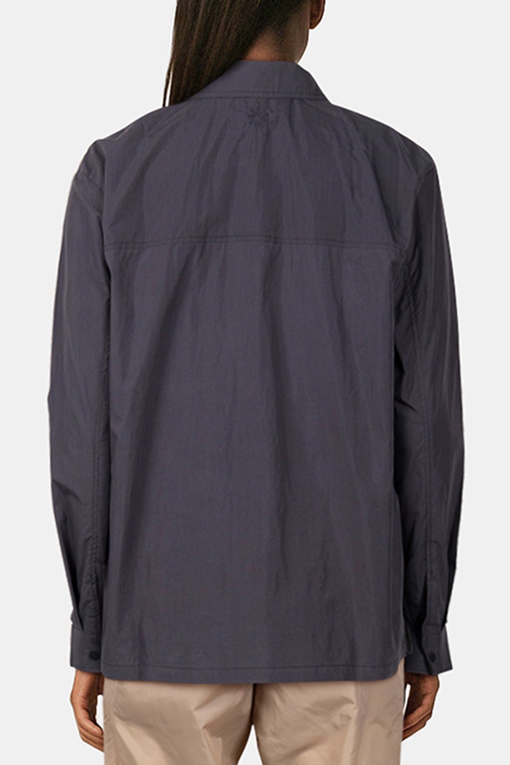 WOVEN SHIRT BLACK UNISEX 4