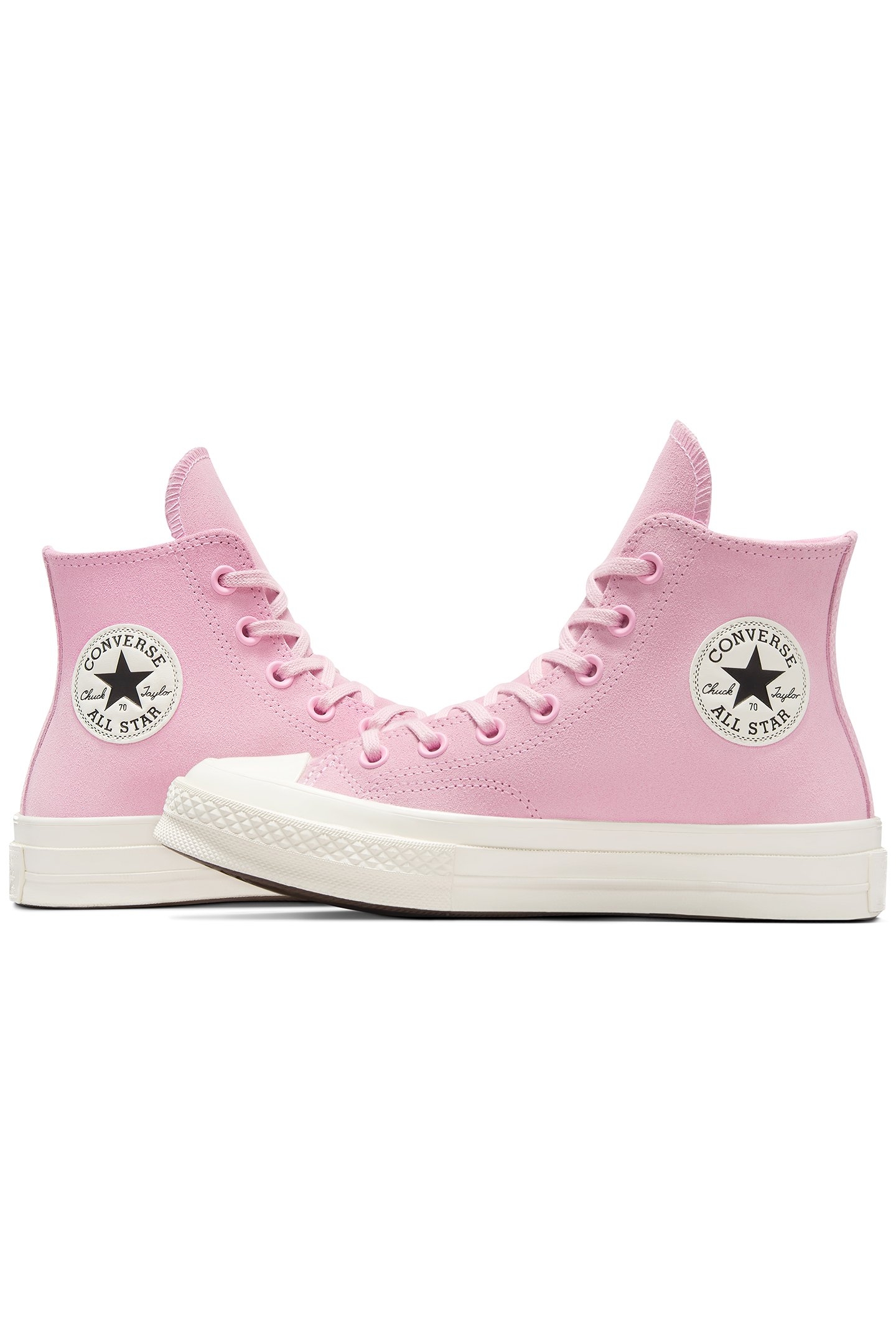 CHUCK 70 COLORFUL SUEDE TONGUE TIED/EGRET/LOTUS PINK 5