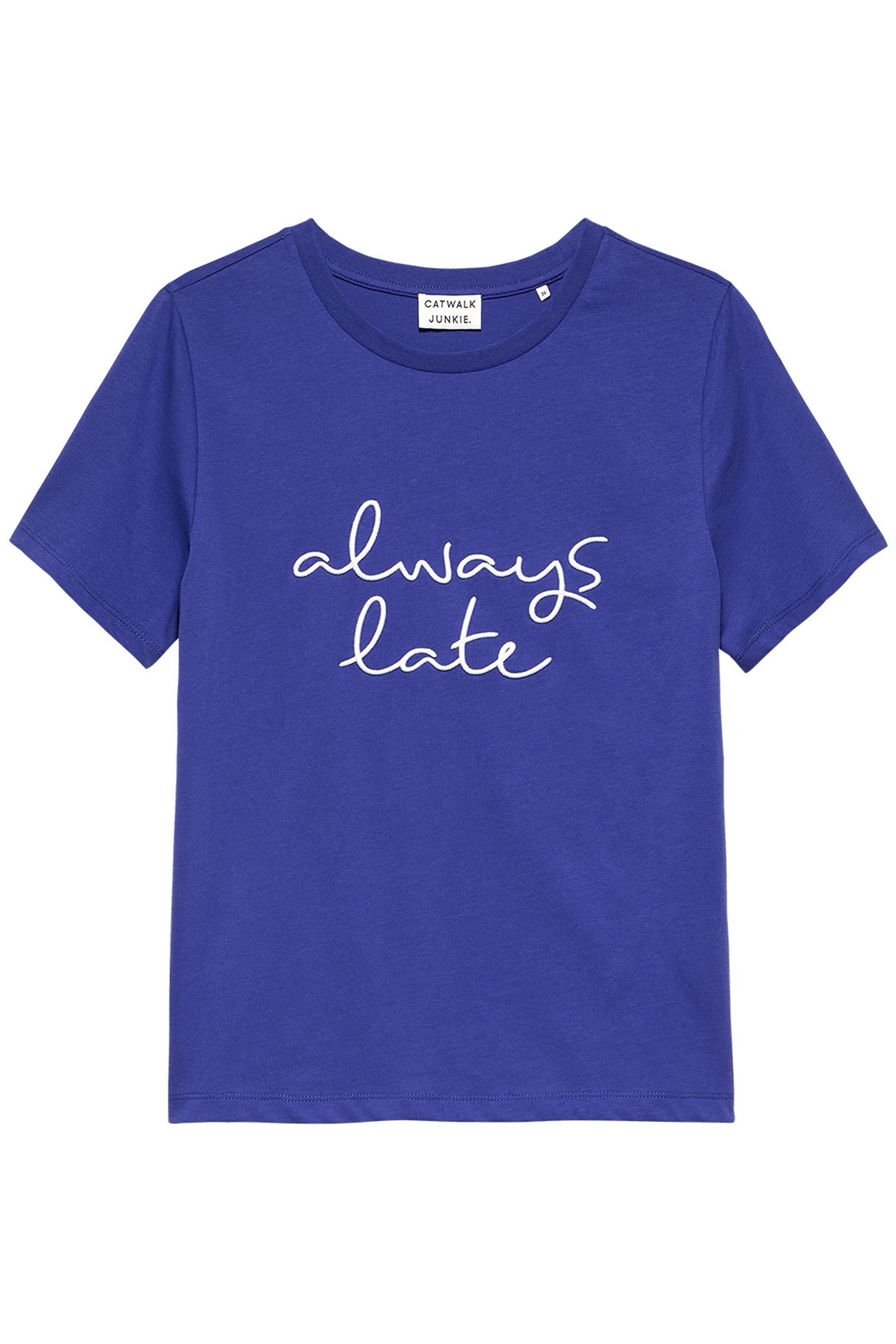 ALWAYS LATE TSHIRT ULTRA MARINE 2