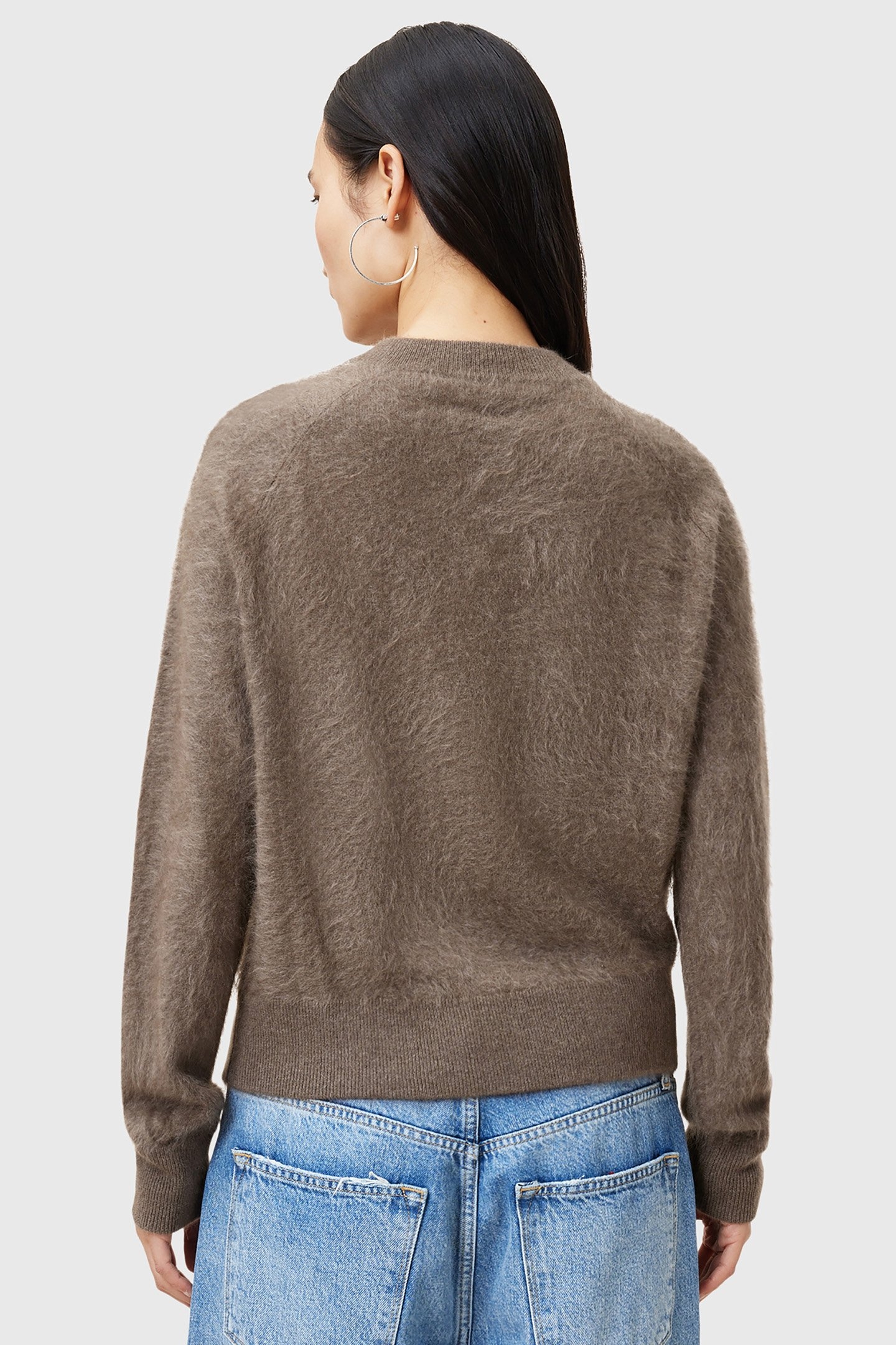 REBEL ZIP CARDIGAN WALNUT BROWN 2