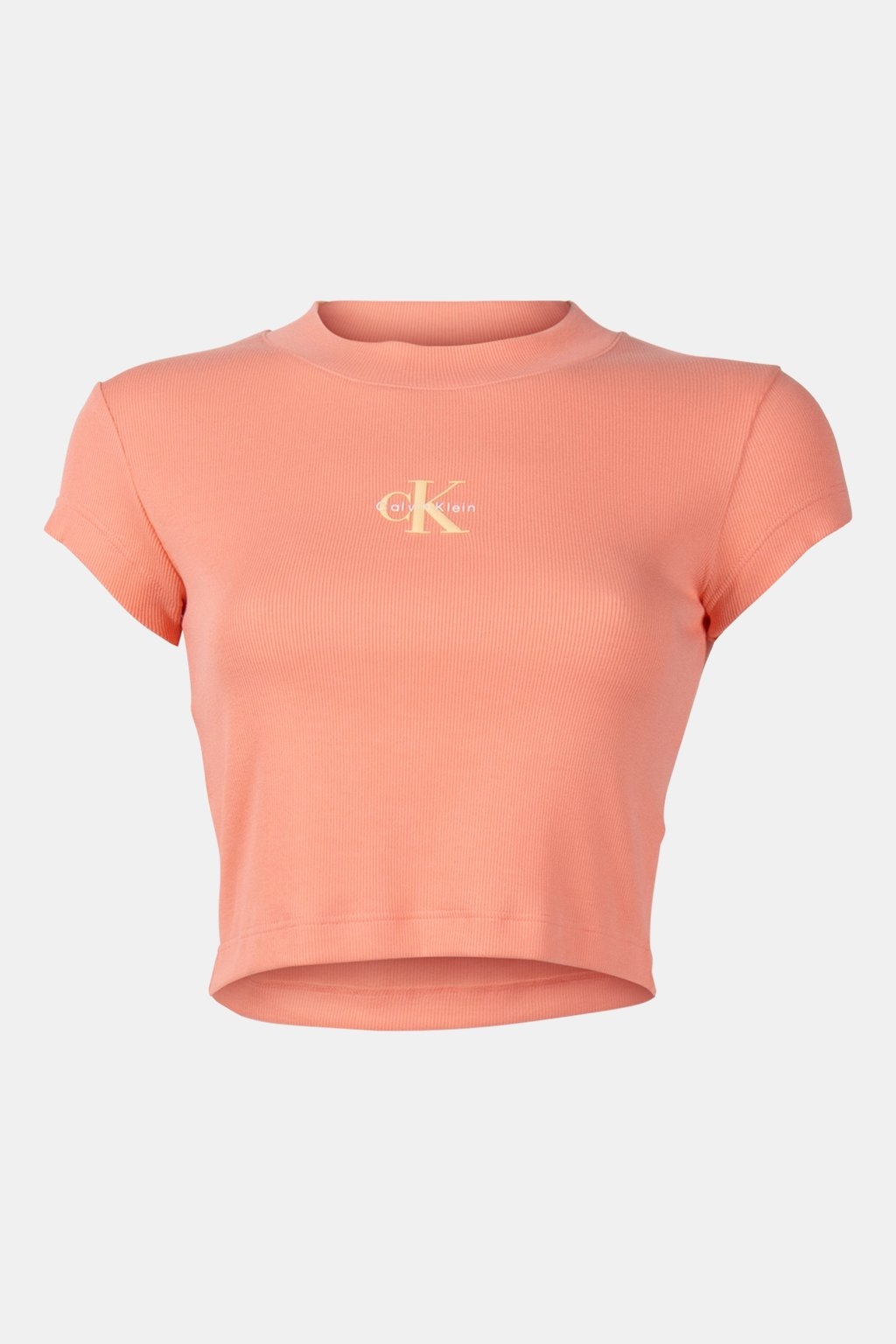 A-MONOGRAM BABY TEE SLIM FIT T-SHIRT POWDER ORANGE 3