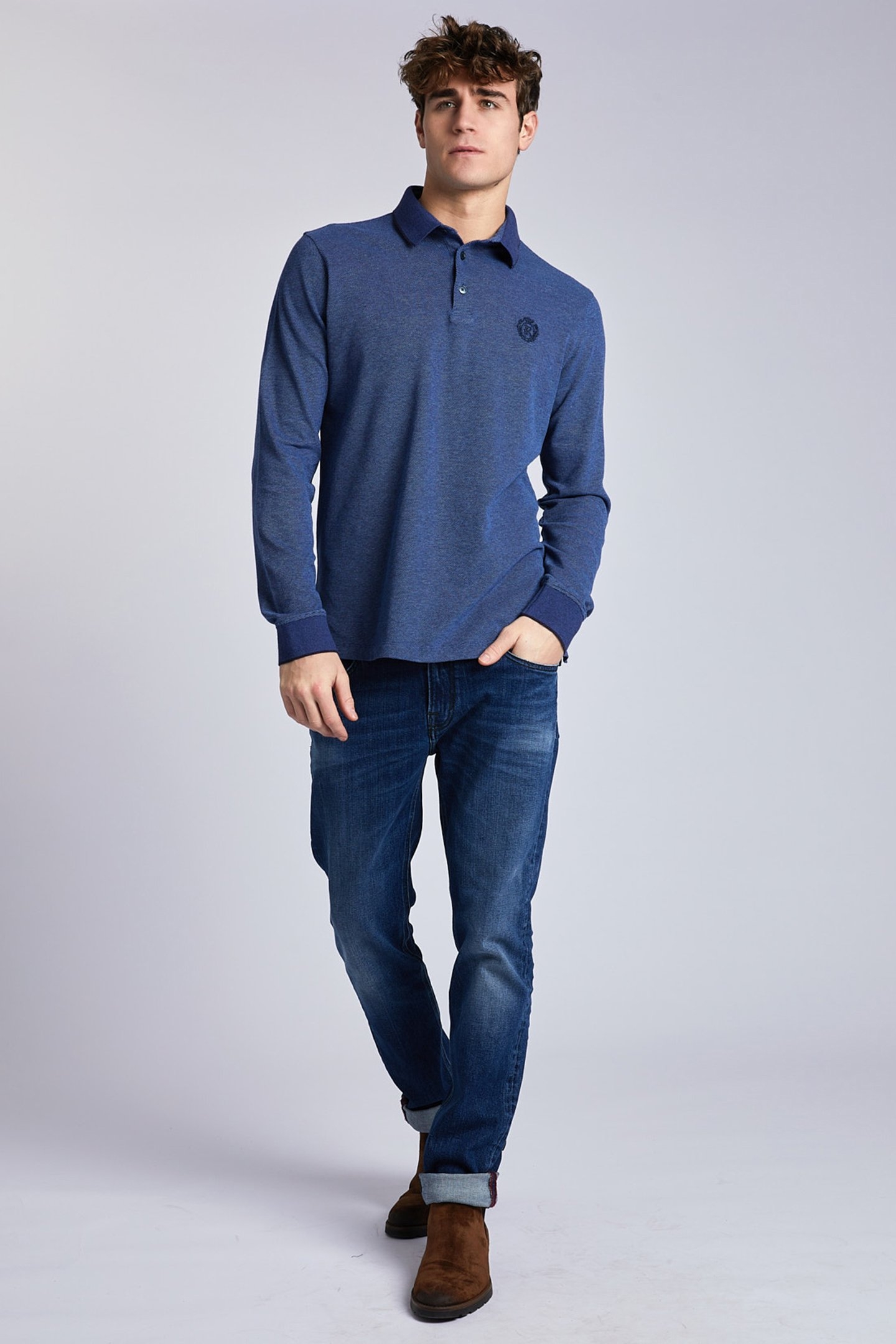 OXF 3-COLOR CF LS PIQUE 3