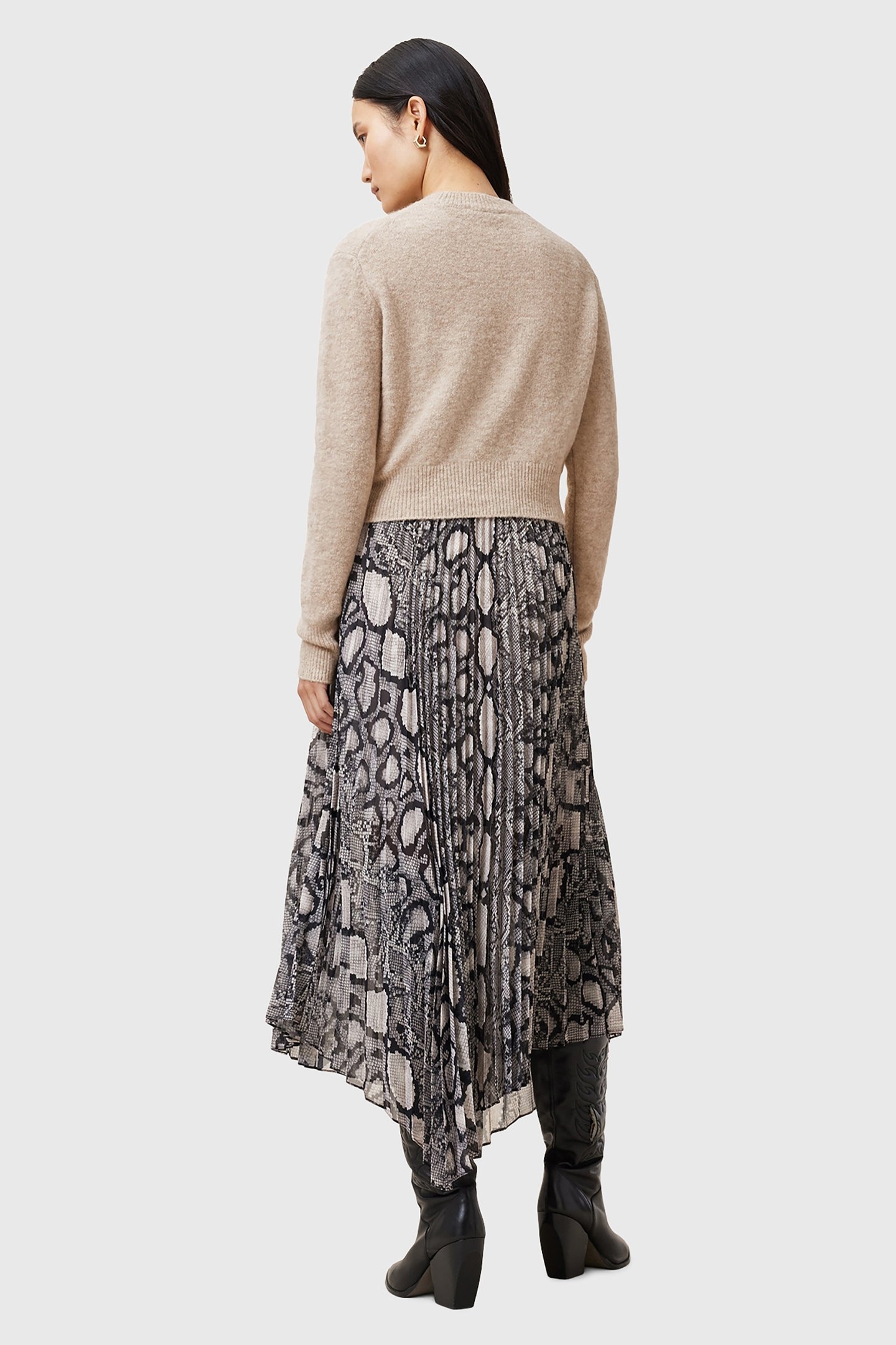 DONATELLA DRESS FLOW ECRU WHITE 2