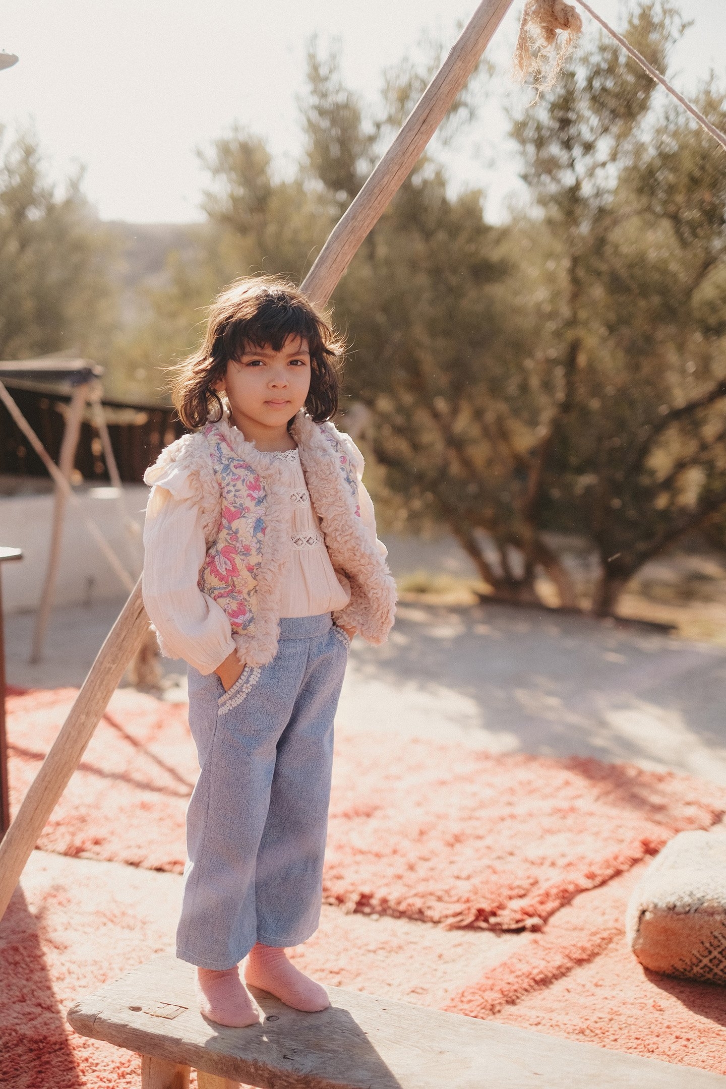 PANTS FLOR STONE BLUE 2