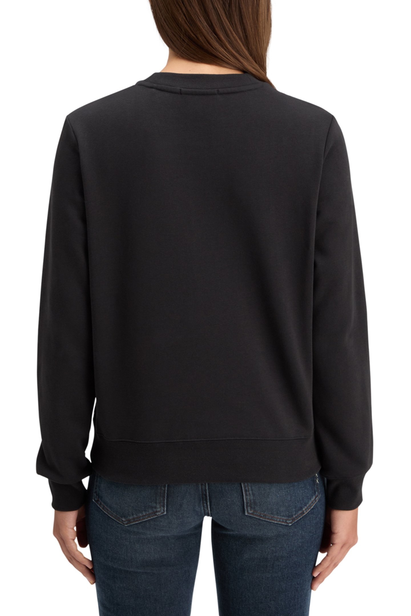EMBROIDERED REGULAR FIT SWEATSHIRT EVENING BLACK 2