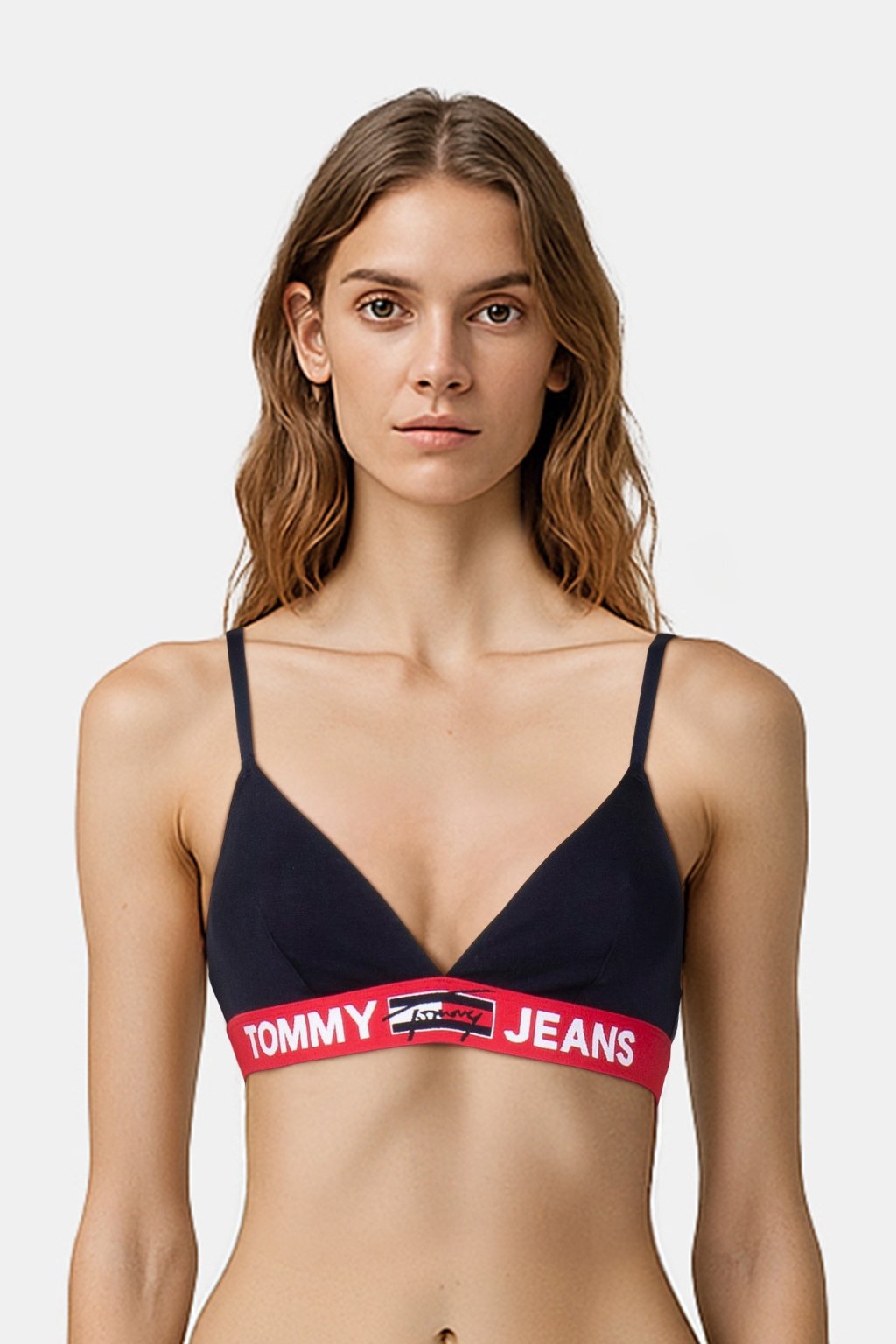 TRIANGLE BRALETTE DESERT SKY NAVY/ RED 1