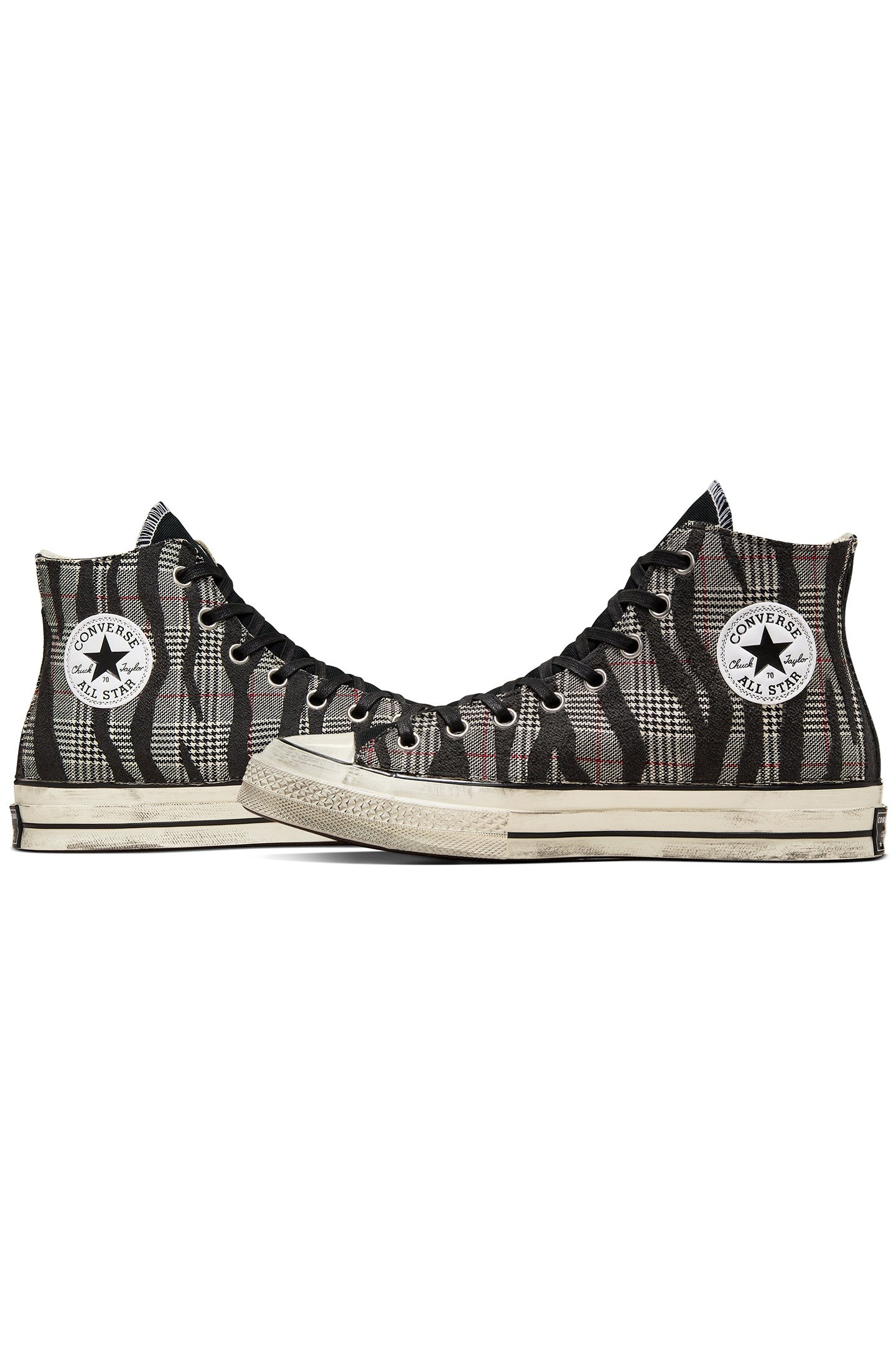 CHUCK 70 ZEBRA & HOUNDSTOOTH BLACK TARTAN ZEBRA 4