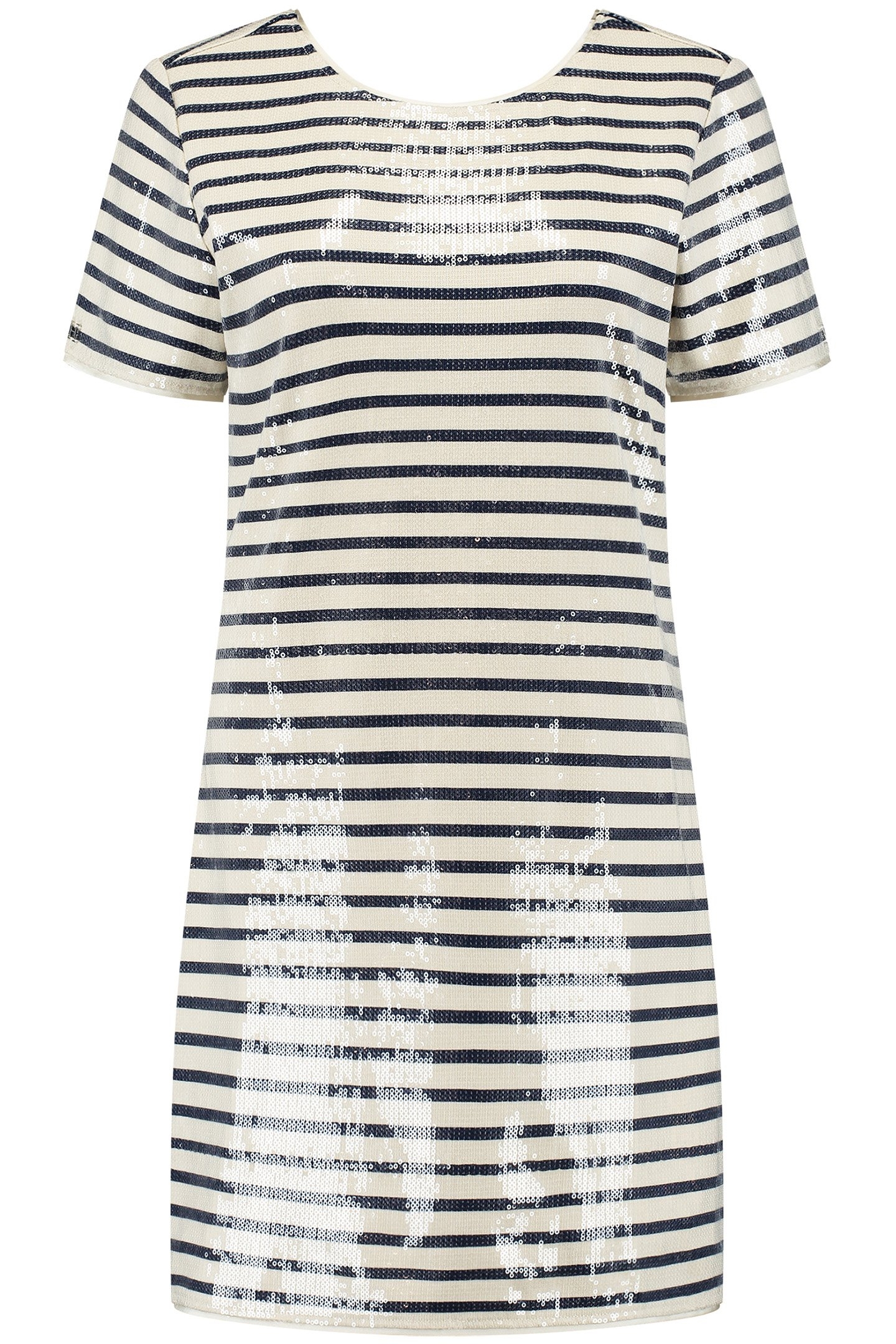 COLINE DRESS NAVY NIGHT/WHITE 2