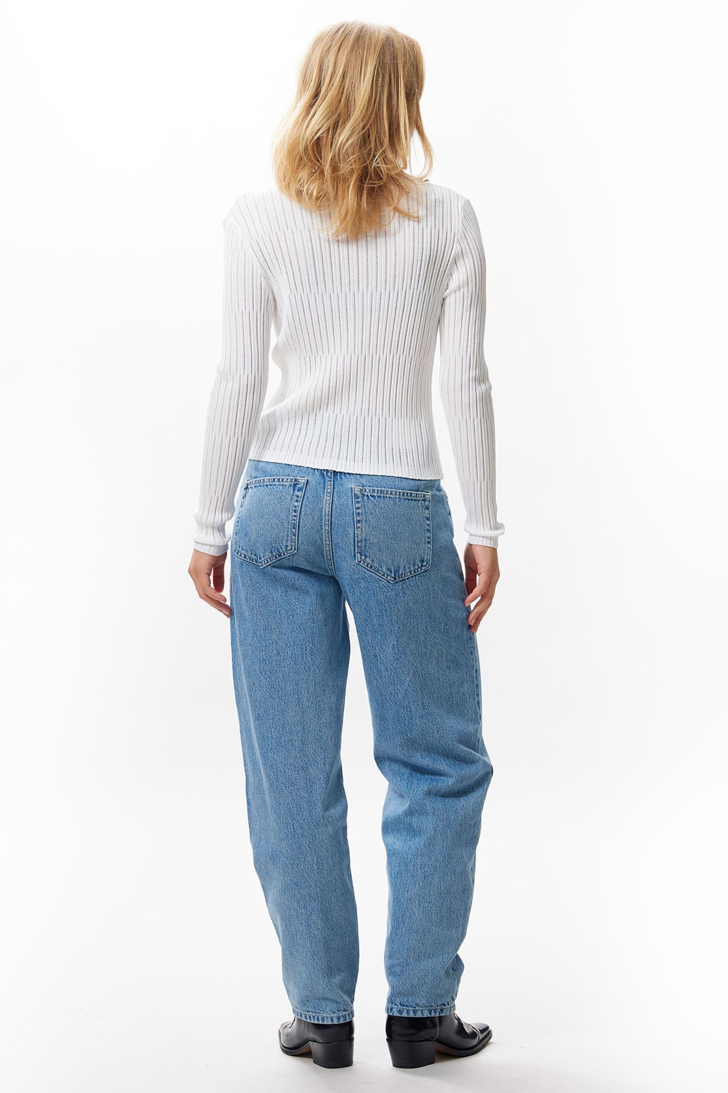 FINE RIBBED KNIT OFF WHITE 3