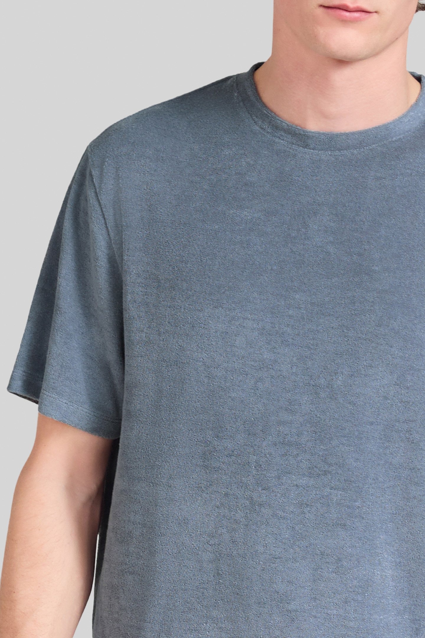 LIGHT BLUE TERRY T-SHIRT 5