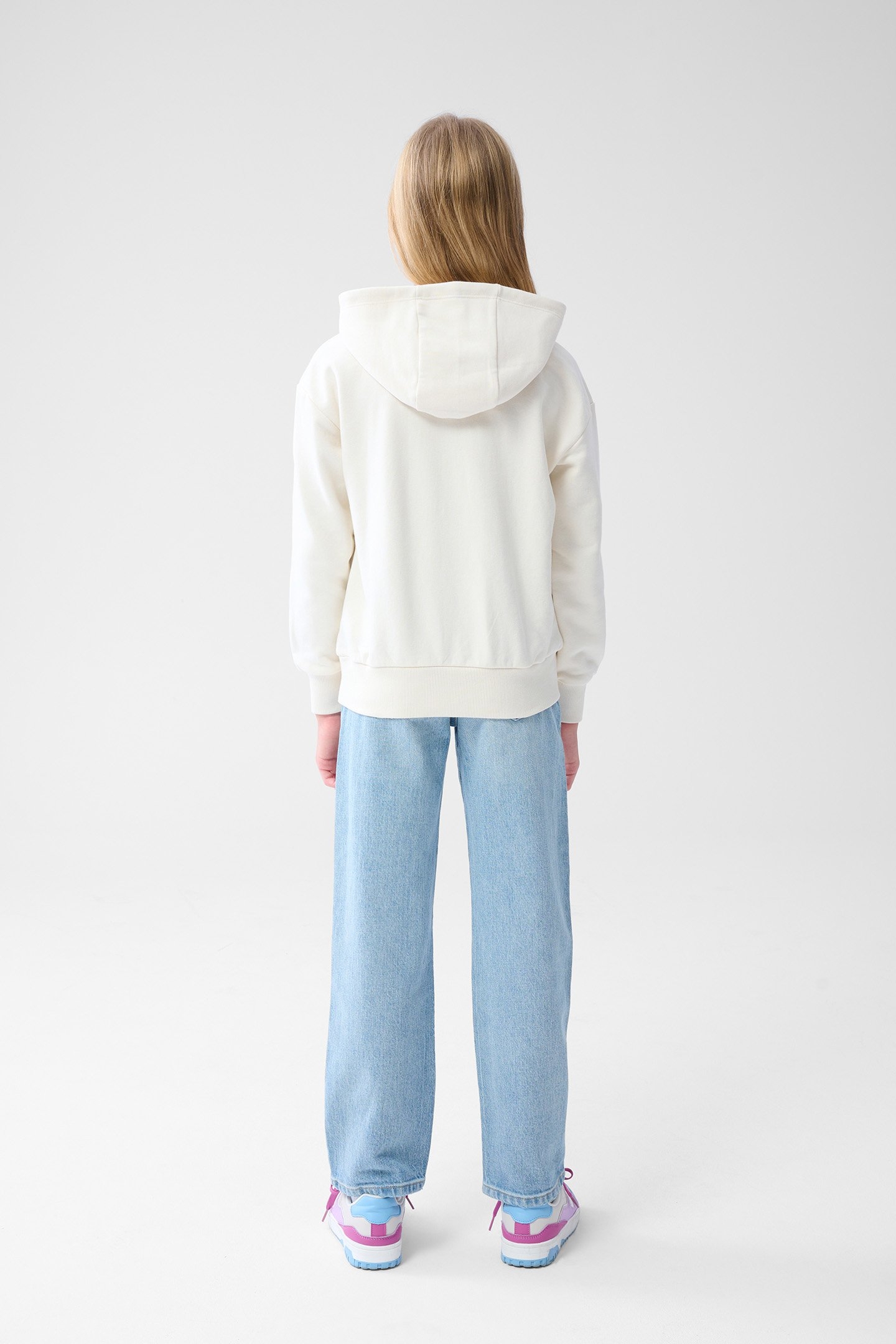 GIRLS GBM-SBARIZONA HOODIE OFFWHITE 3