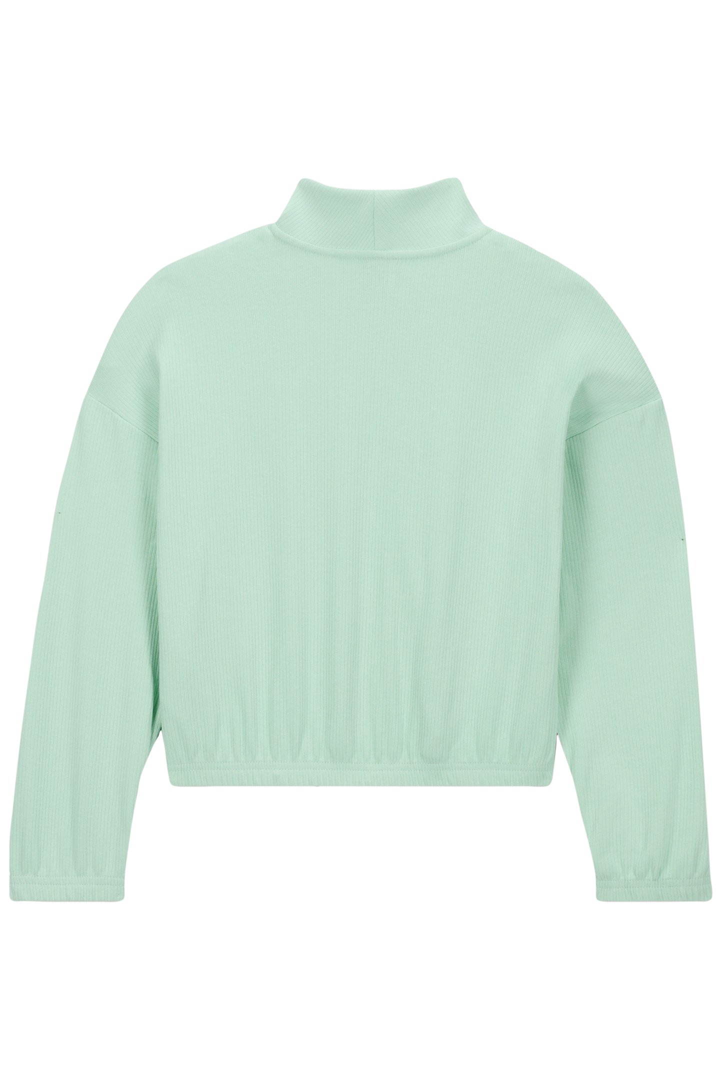 RIBBED FULL-ZIP JACKET STICKY ALOE 2