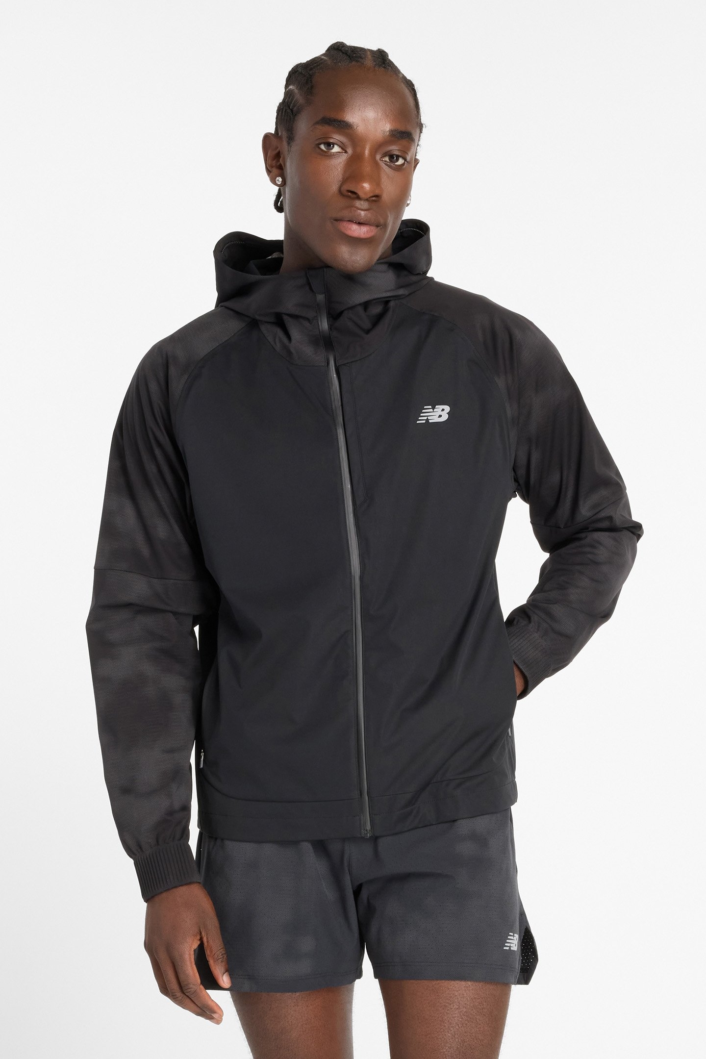 PREMIUM PRINTED JACKET IN BLACK 1