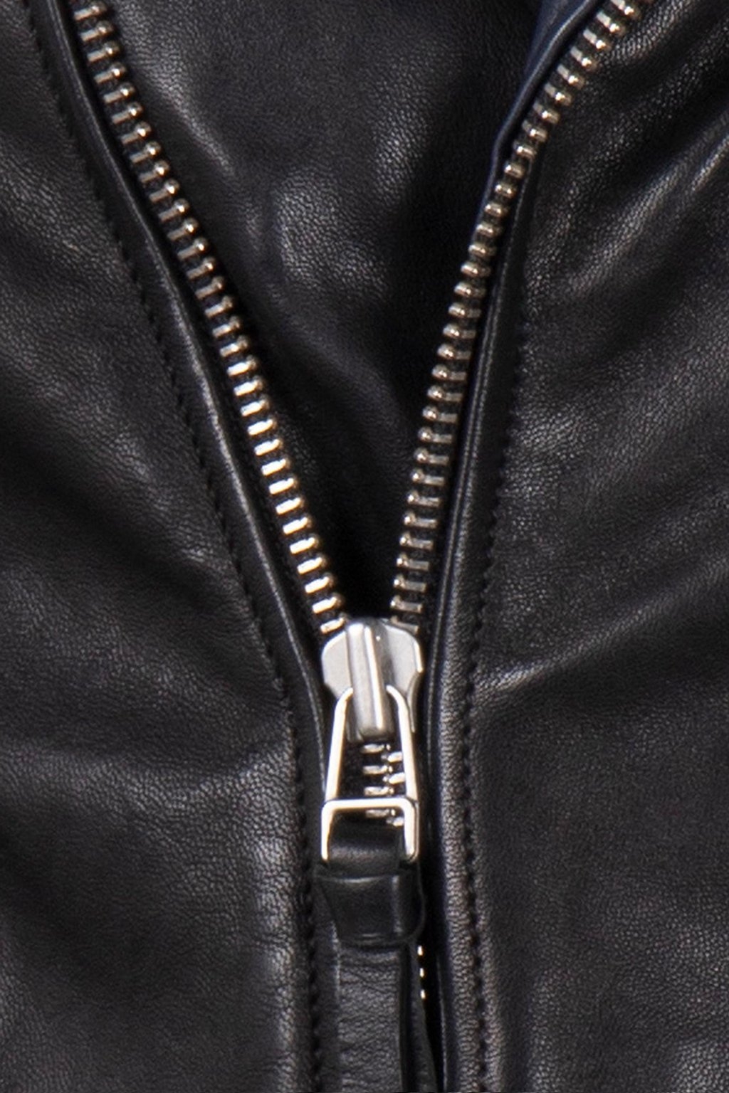 COLOUR BLOCK BIKER JACKET BLACK 4