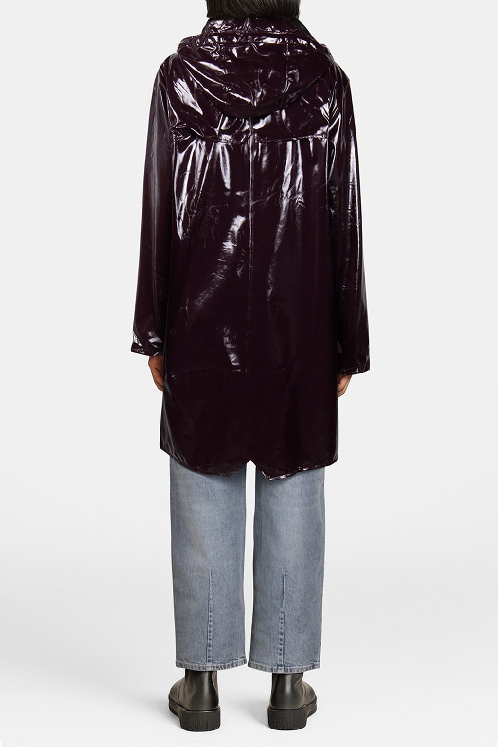 LONG JACKET W3 BURGUNDY UNISEX 3