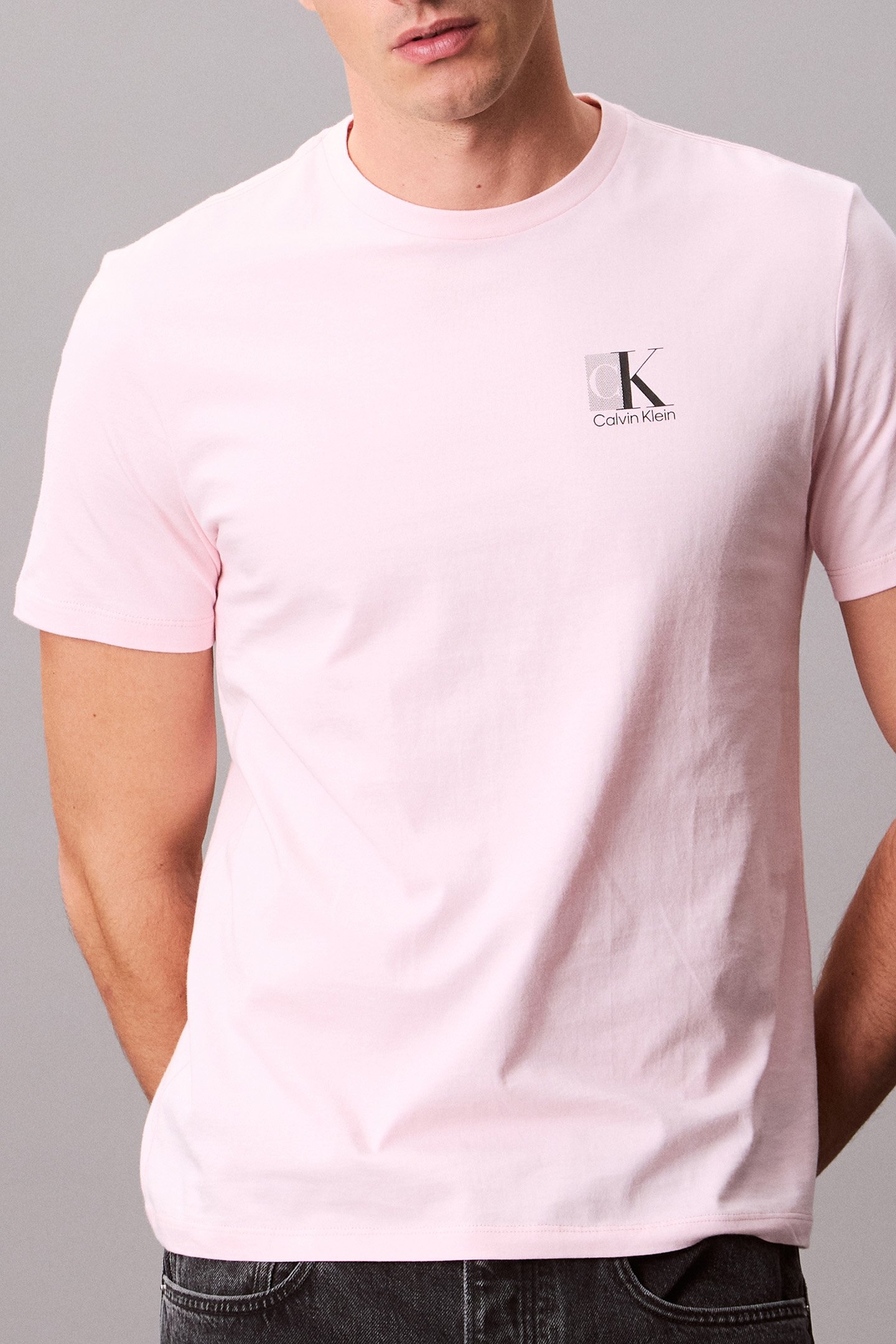 SS 30S EU SP CK ABSTRACT T-SHIRT ROSE SHADOW 3