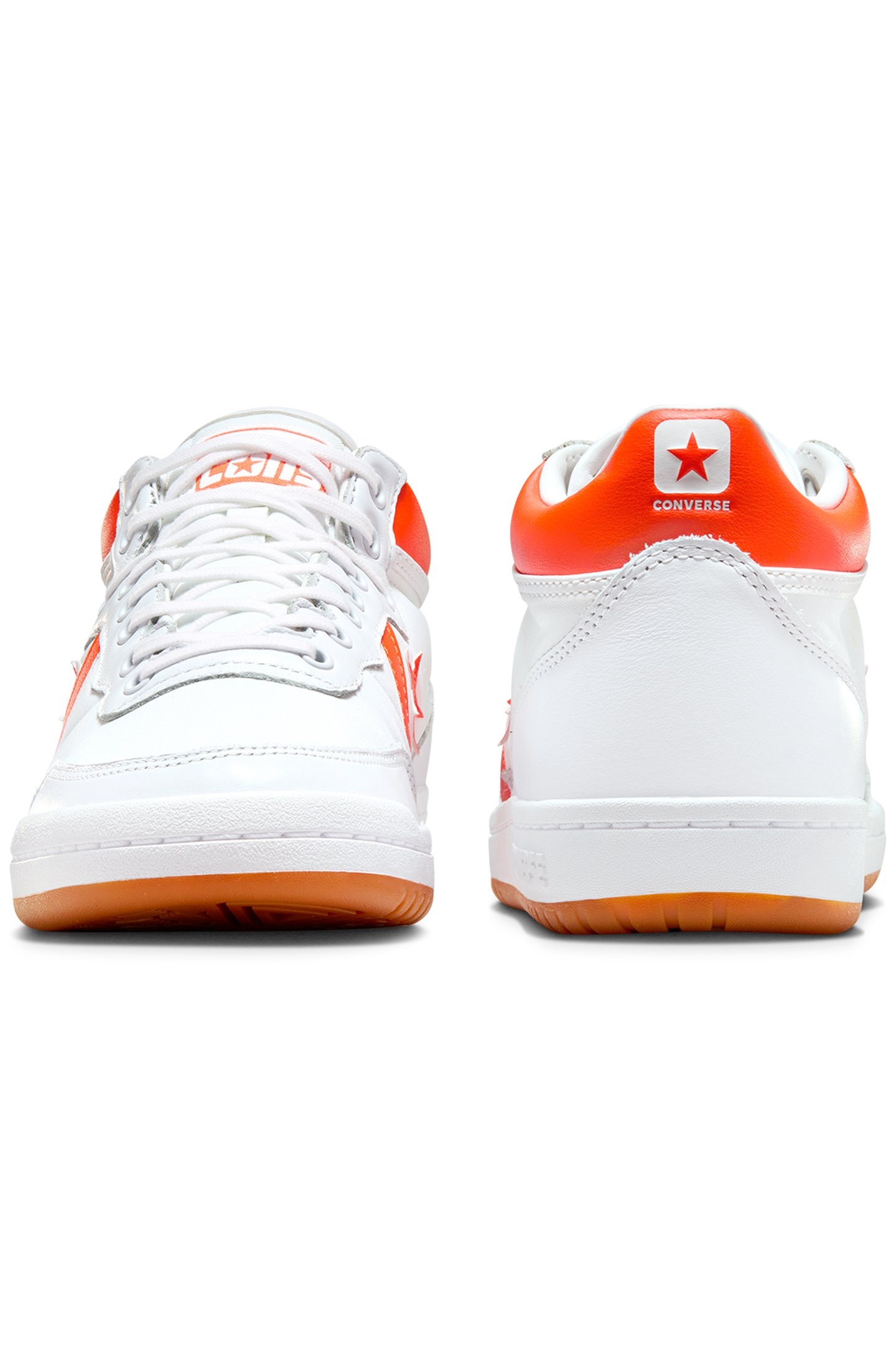 CONS FASTBREAK PRO LEATHER & NYLON WHITE/ORANGE/WHITE 4