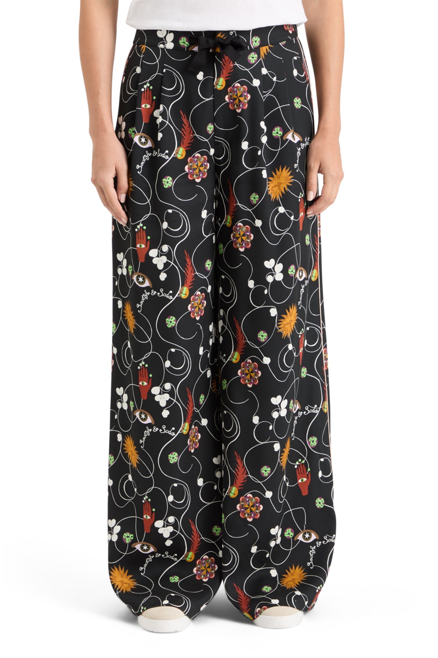 ELENI WIDE LEG PYJAMA PANT FREE MIND 1
