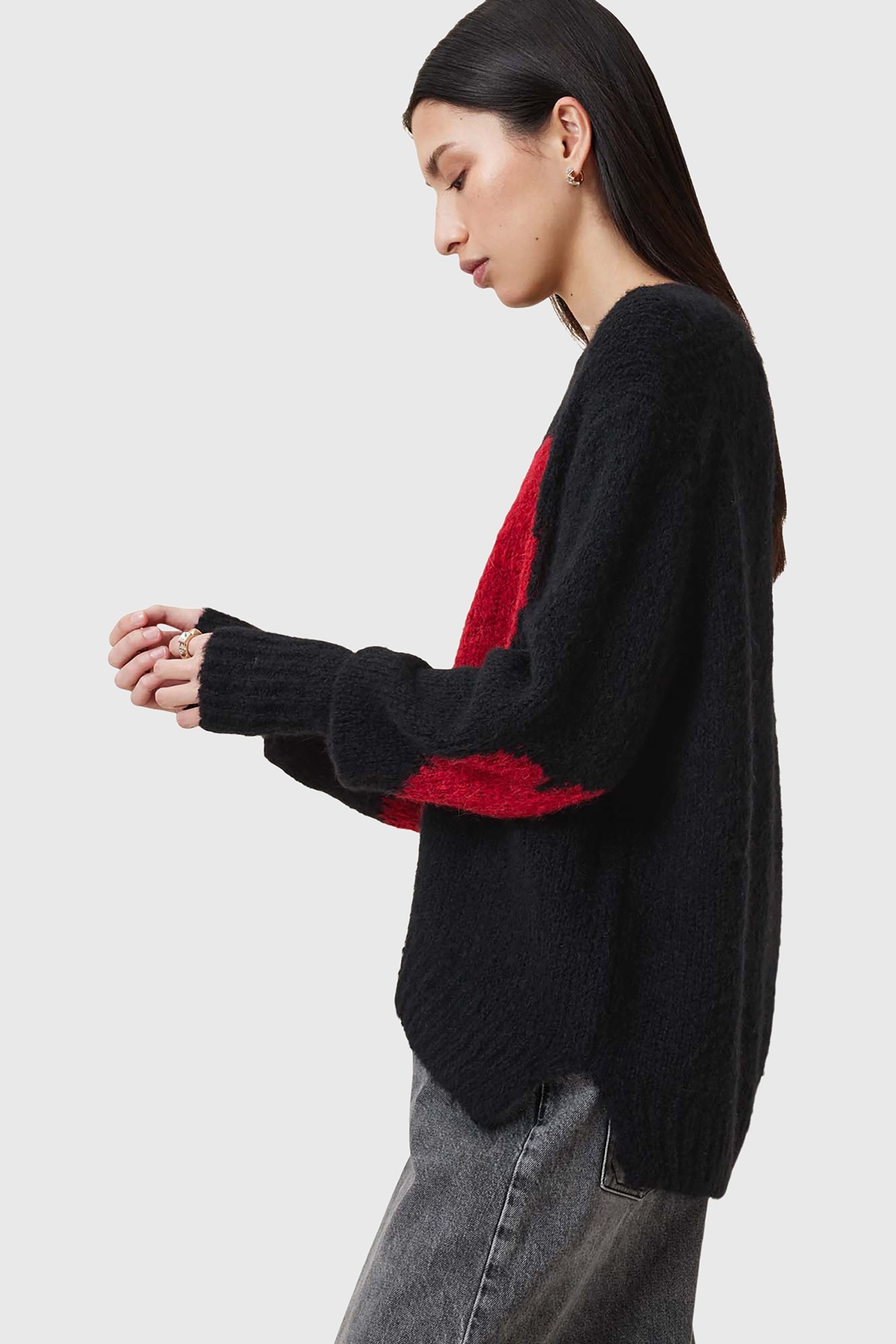 LUVHEART CREW BLACK/RED 6