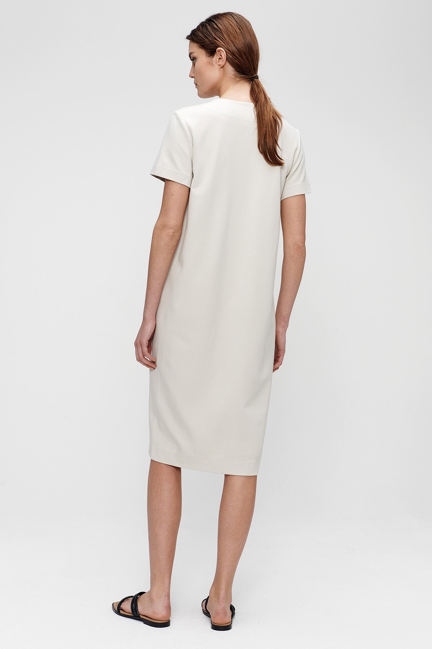 EASY SHIFT DRESS LATTE 2