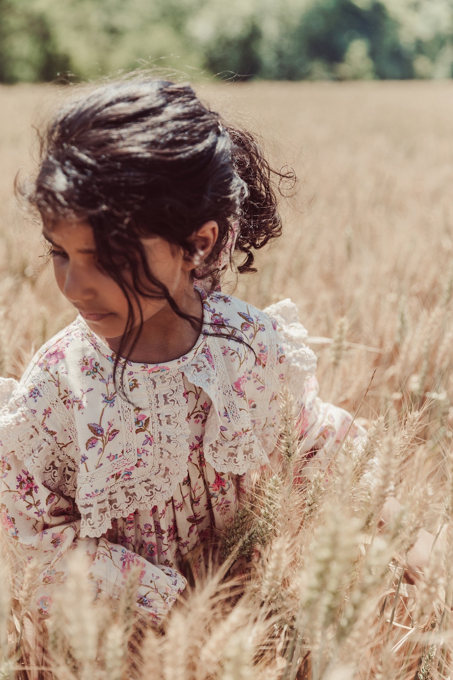 DRESS ARINOLA CREAM BUCOLIA FIELDS 3