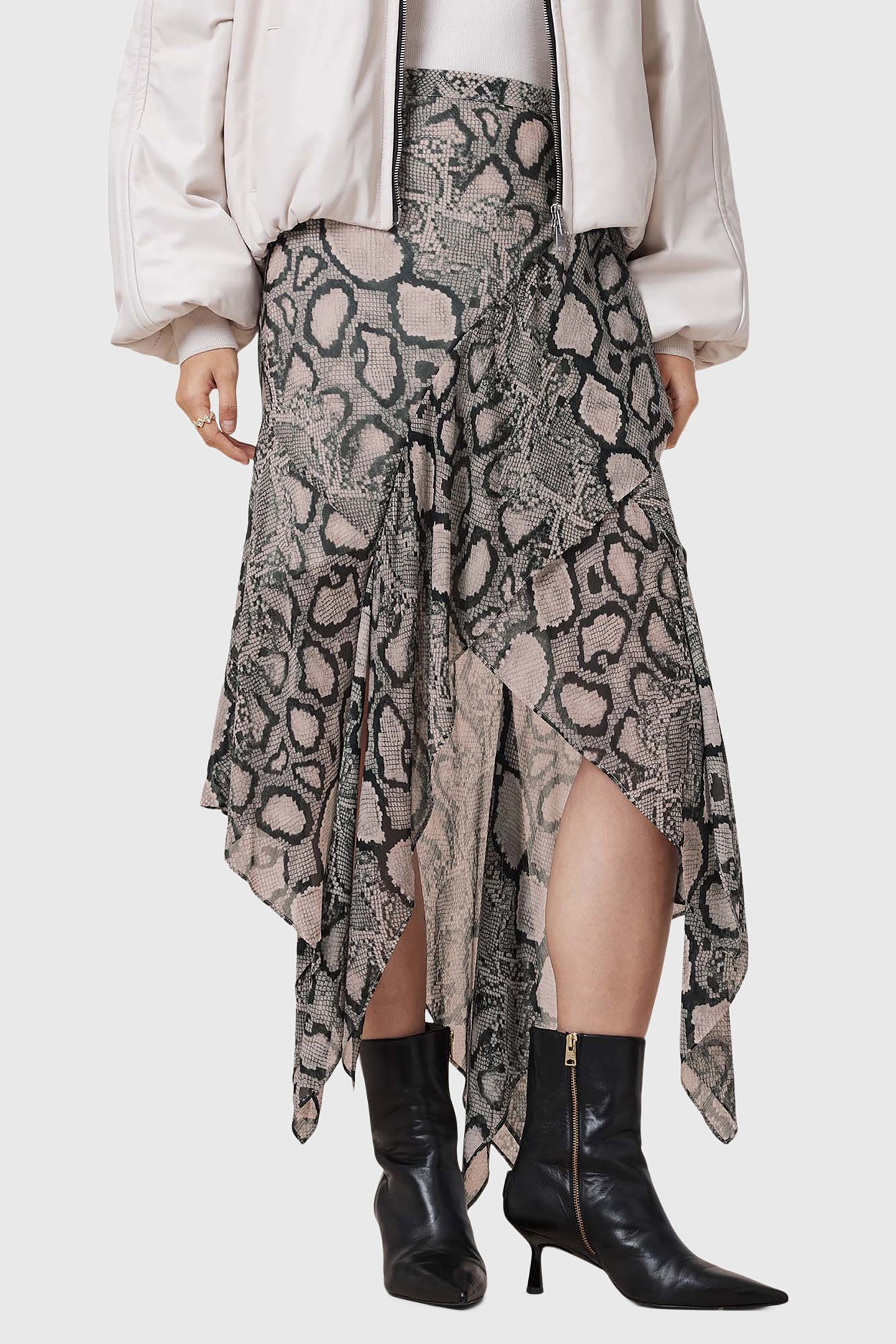 CASSIE SKIRT FLOW ECRU WHITE 1