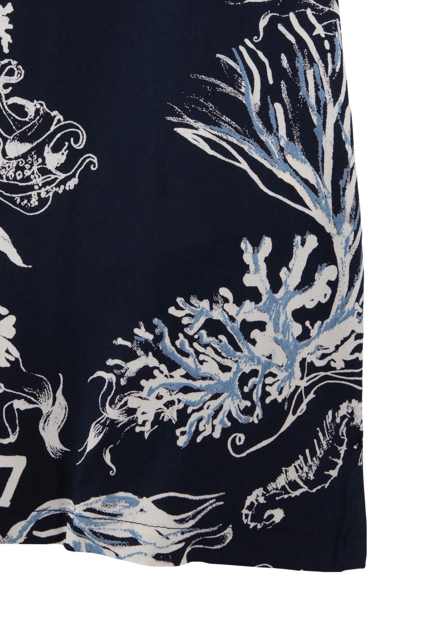 BOYS’ NAVY CORAL PRINT LENZING™ ECOVERO™ SHIRT 4