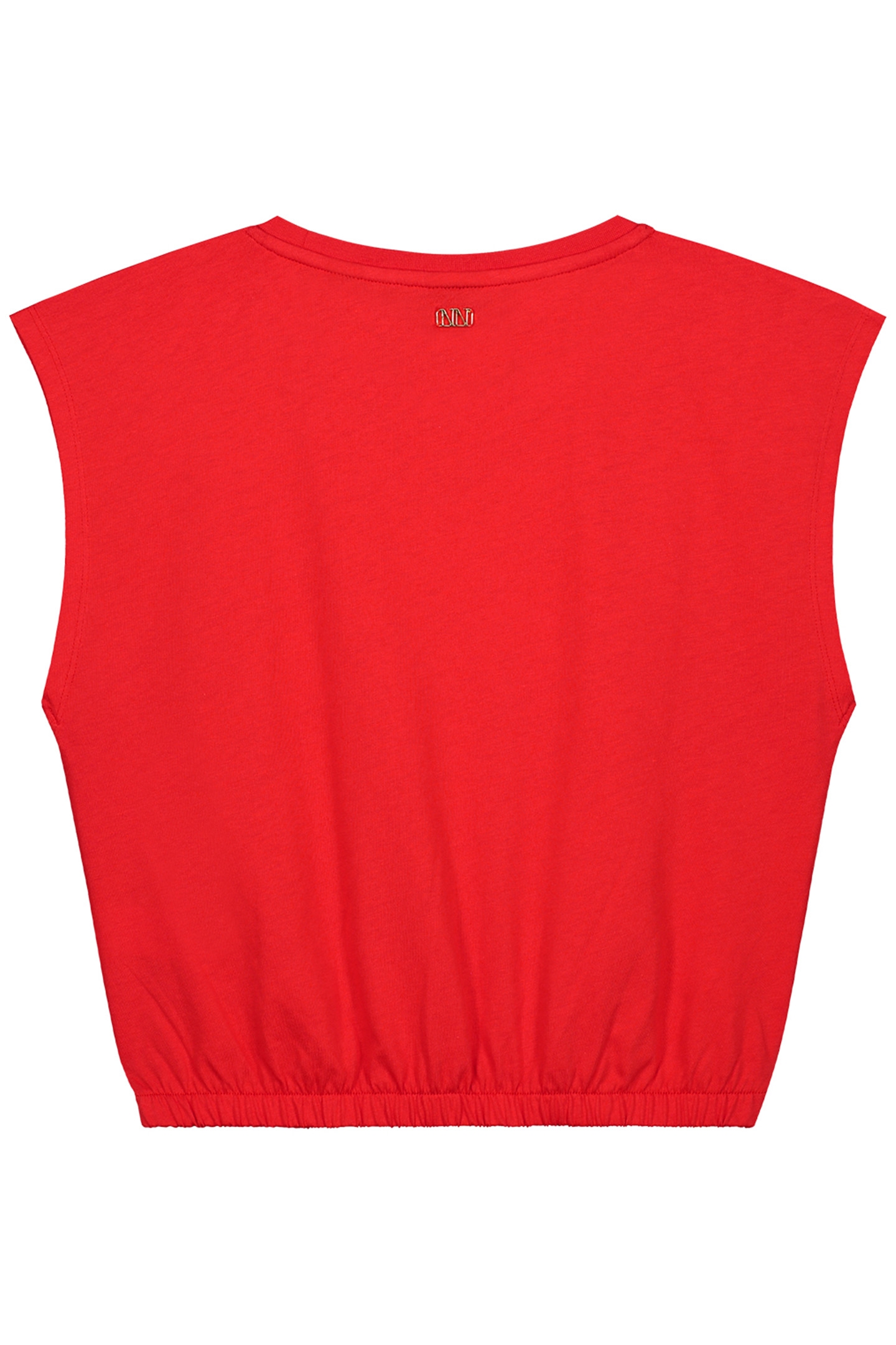 ELASTIC WAIST T-SHIRT CHILI RED 3