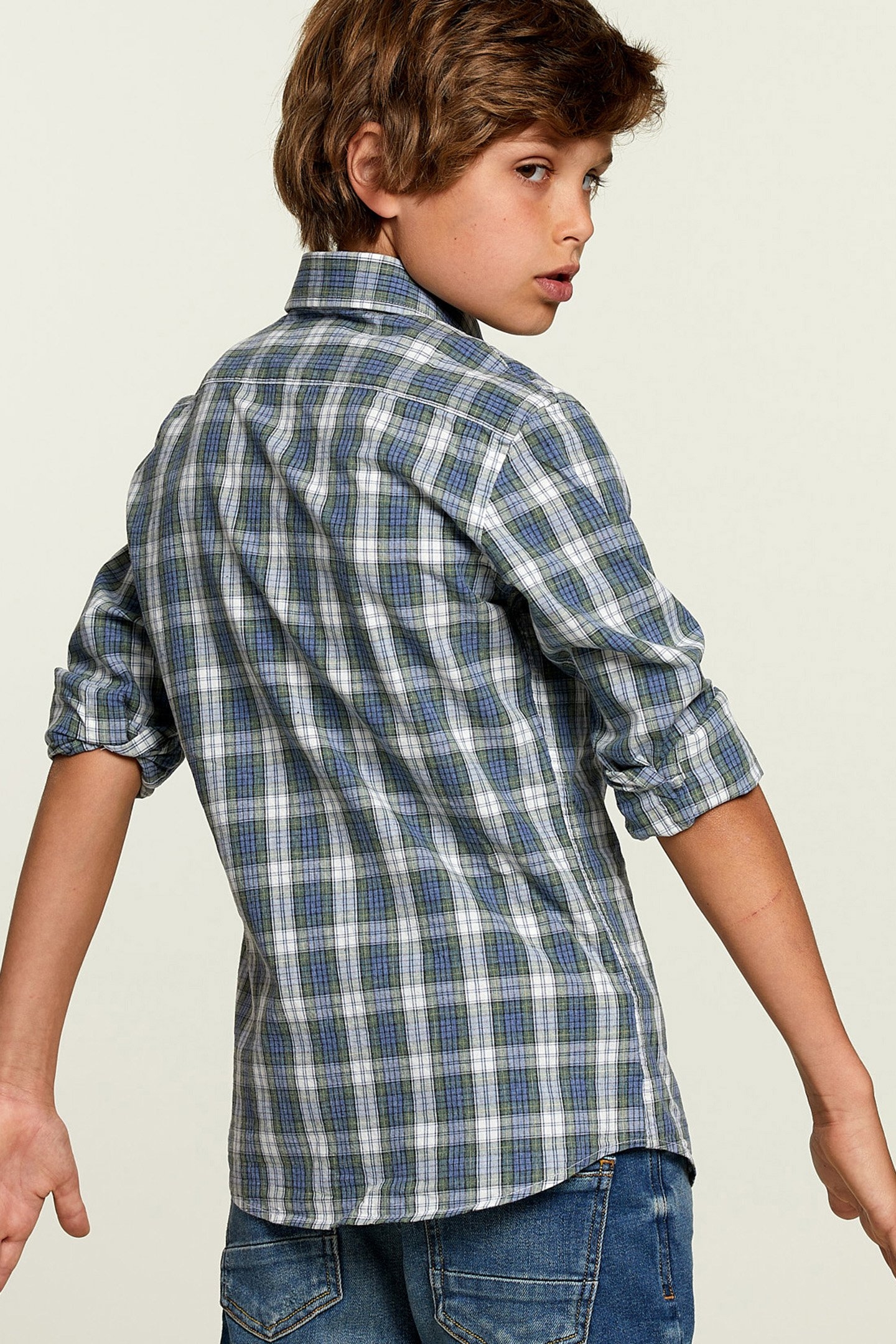 CUSTOM FIT PLAID SHIRT 2