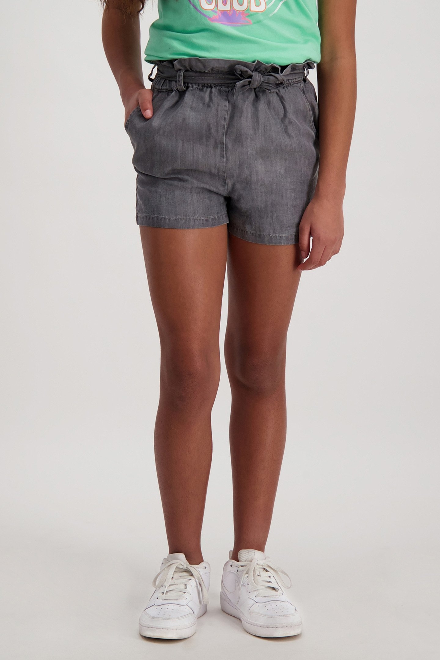 GIRLS KIDS BAYA SHORT GREY USED 1