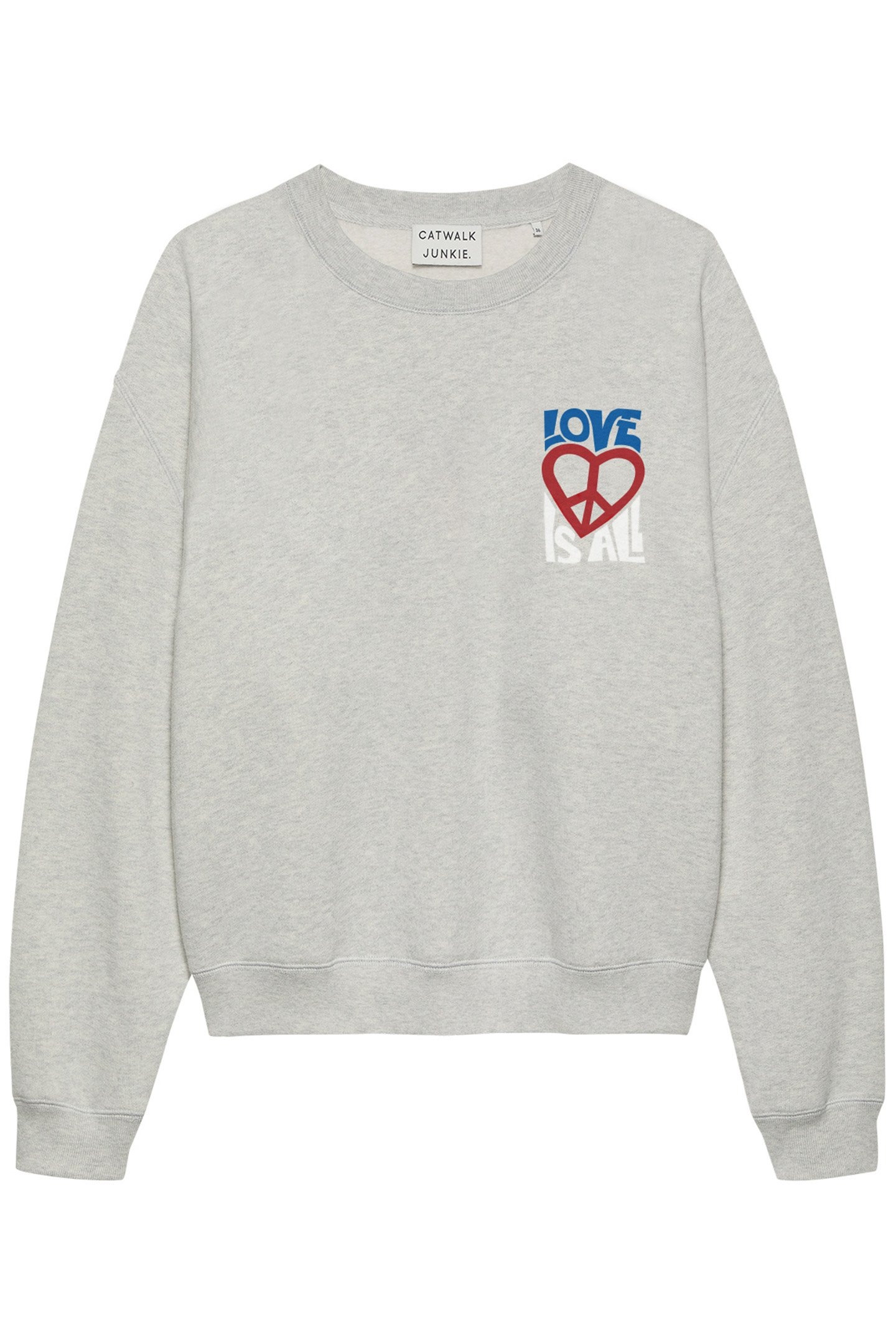 GRAPHIC SWEATER GREY MELANGE 4