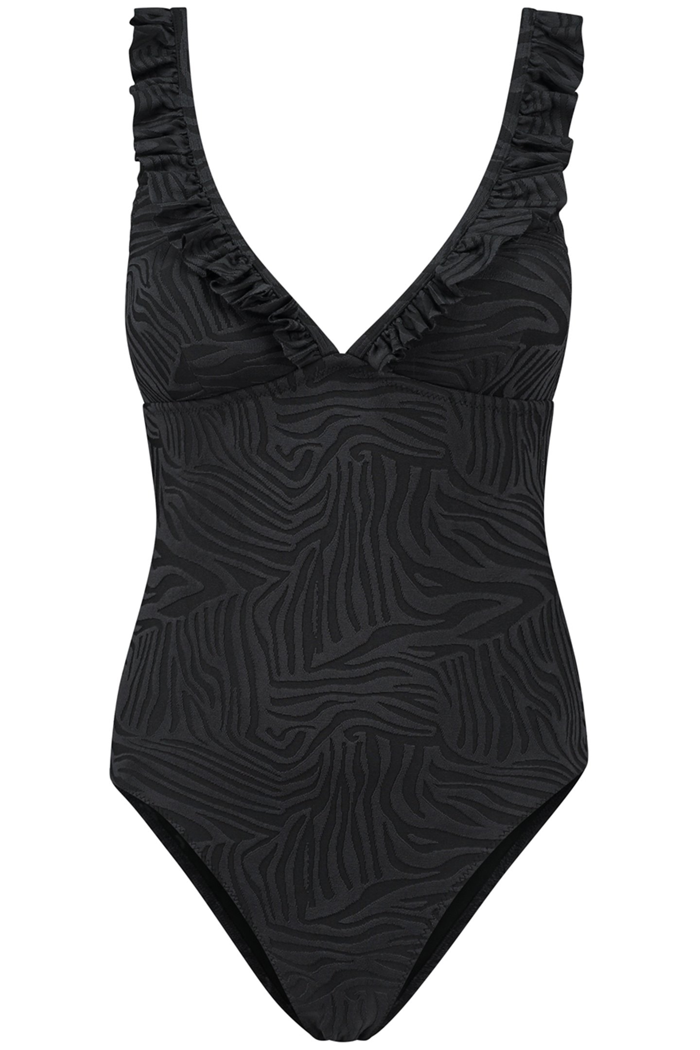 LADIES BOBBY SWIMSUIT BERMUDA TIGER STRUCTURE BLACK 4
