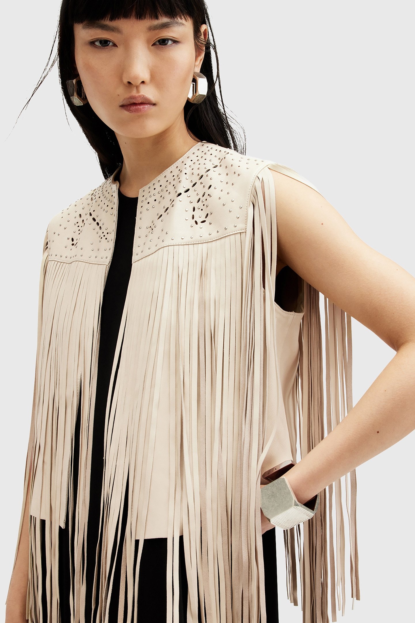 ELIAS ASTRAL GILET OFF WHITE 6