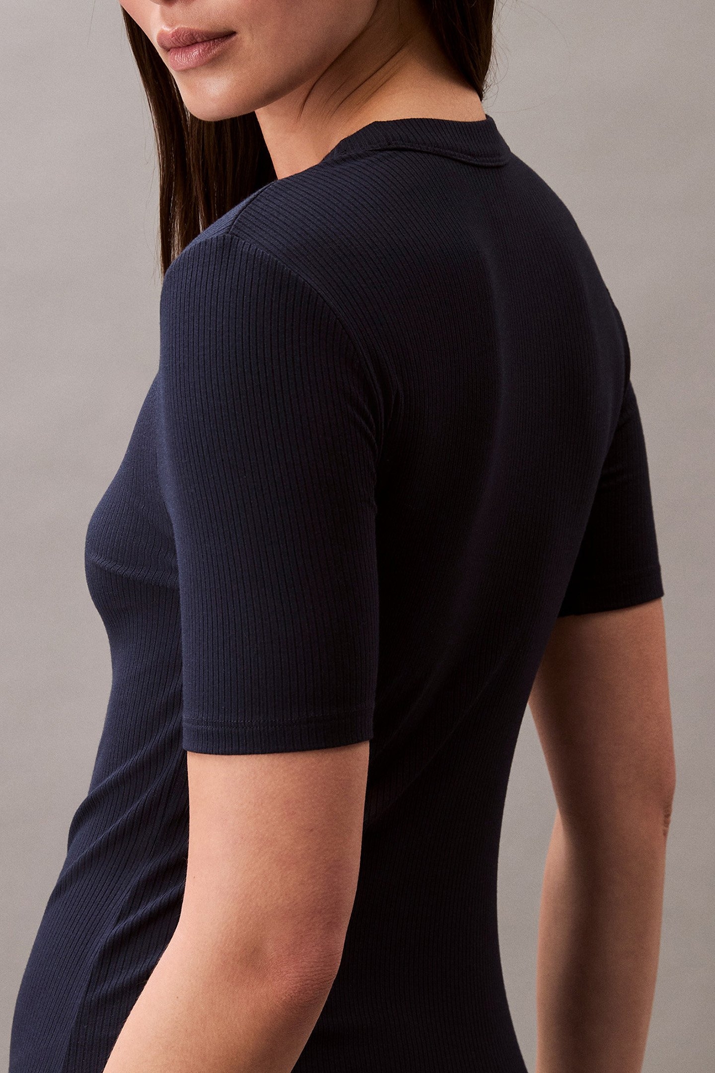MODAL RIB SS DRESS DARK SAPPHIRE 5