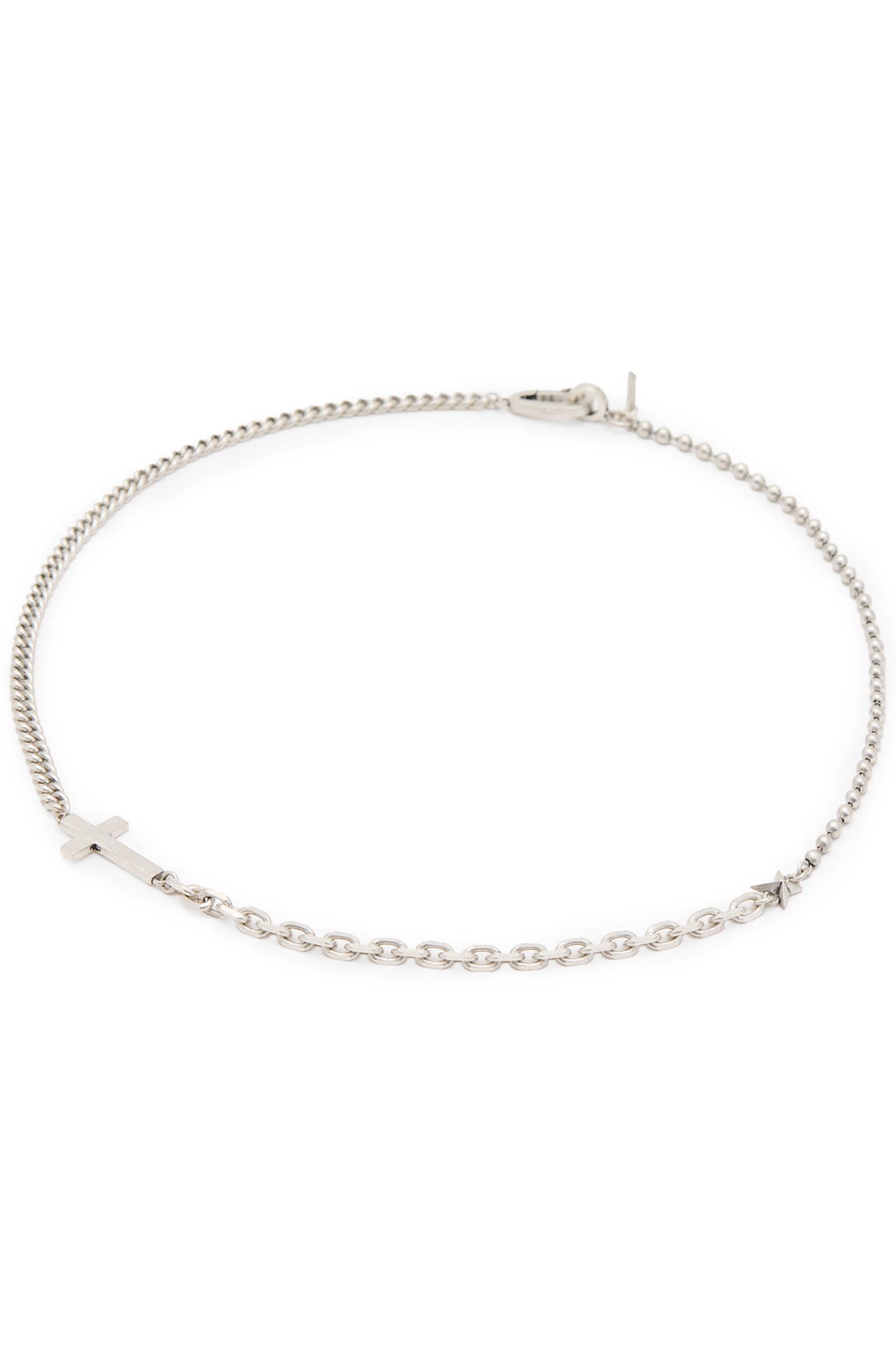 RUBEN CHAIN NECKLACE WARM SILVER 1