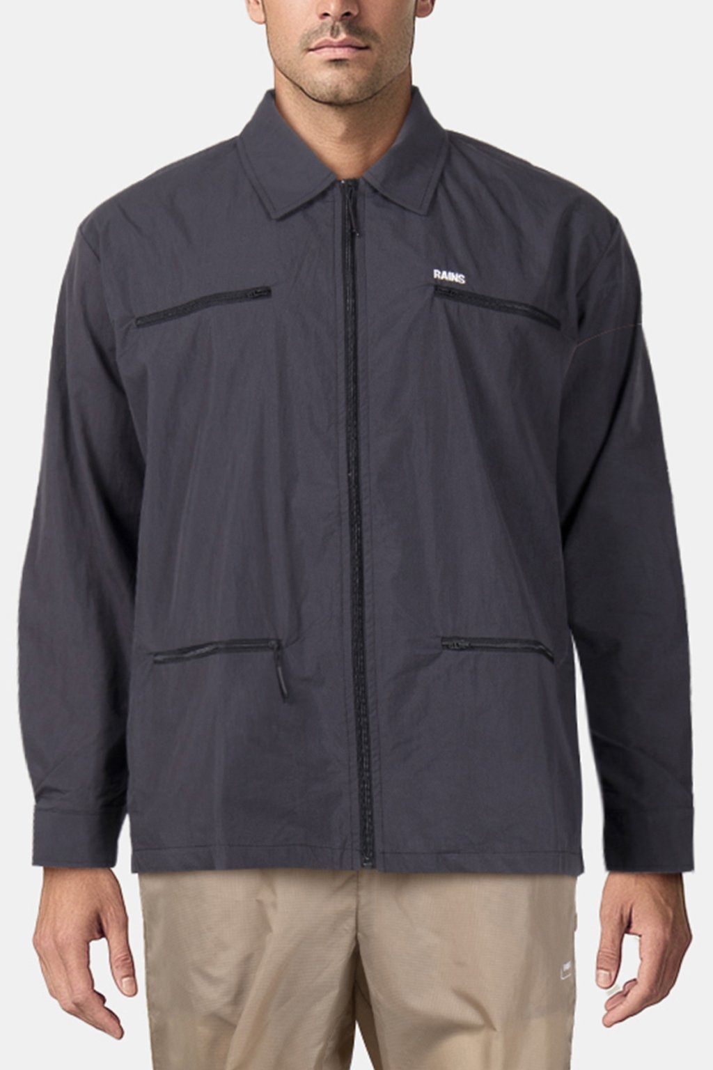 WOVEN SHIRT BLACK UNISEX 1