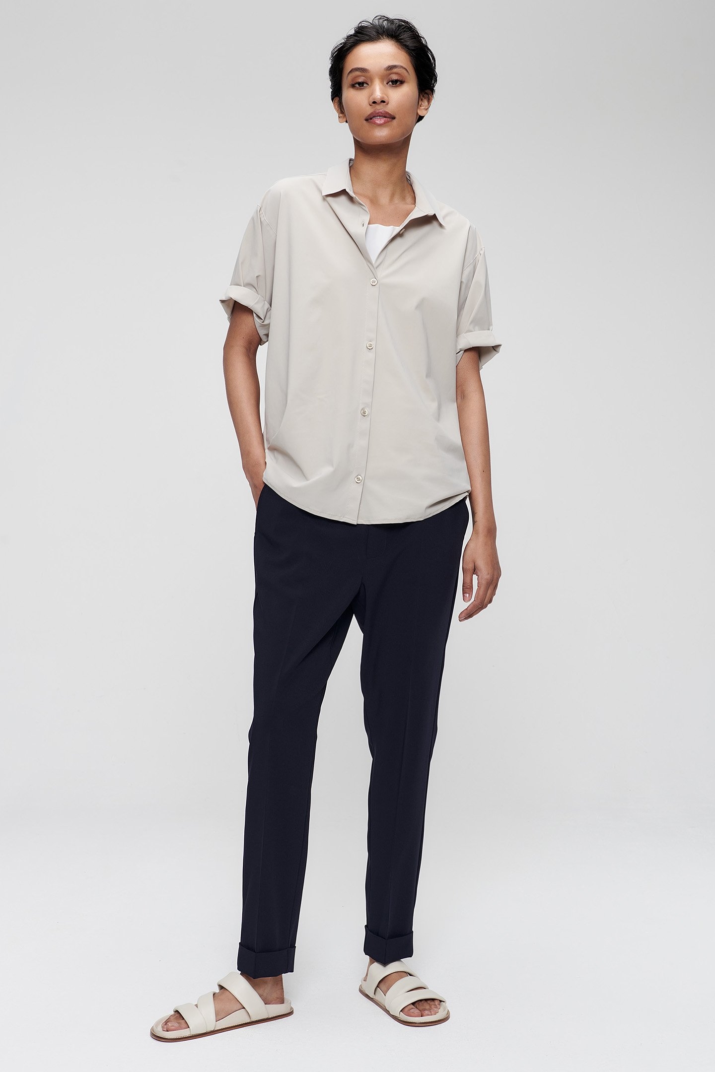 RELAXED CHINO PANTS INK BLUE 2