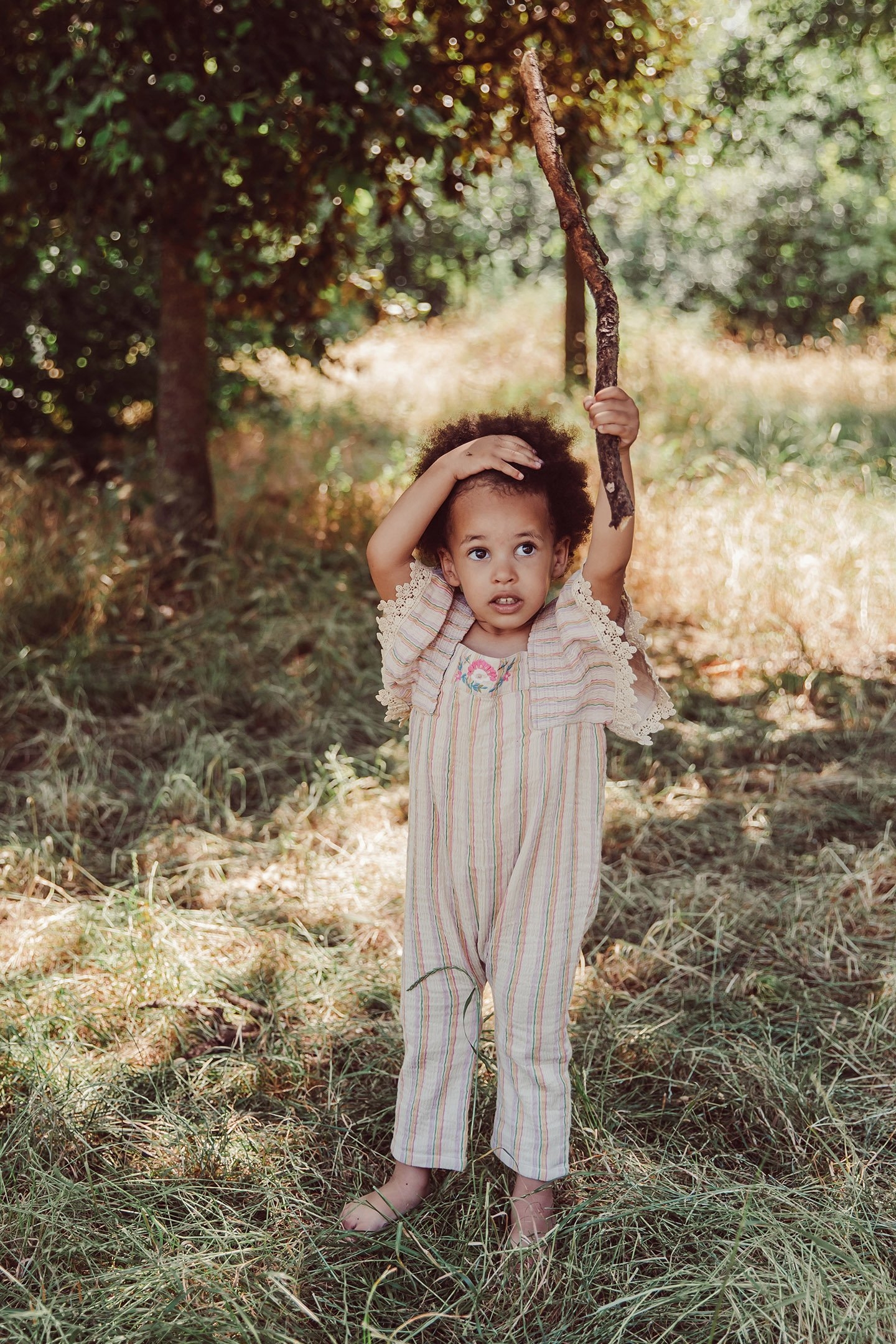 OVERALLS IRENE MULTICO RAINBOW LINE 4