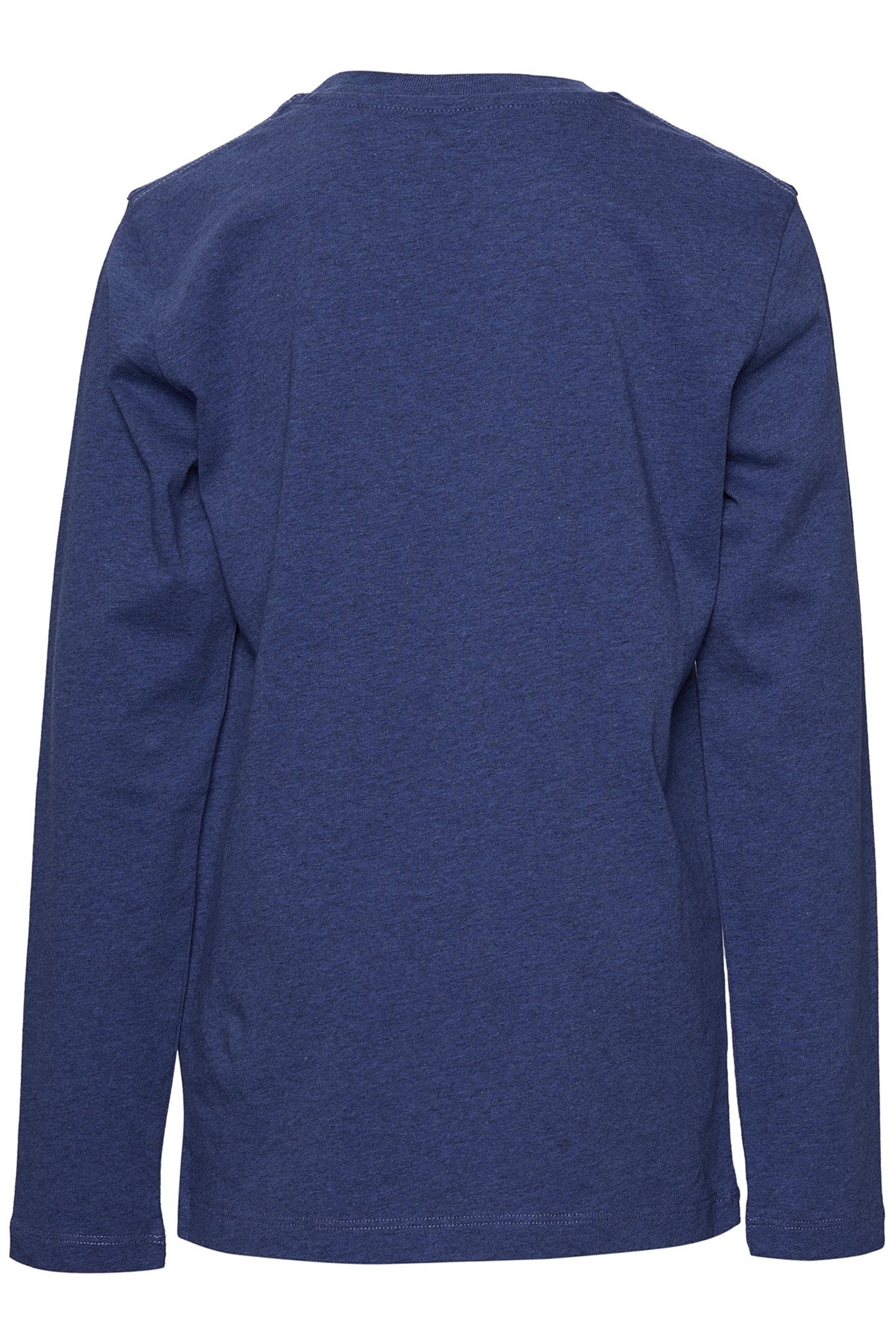 BASIC ROUND NECK T-SHIRT IN BLUE 2