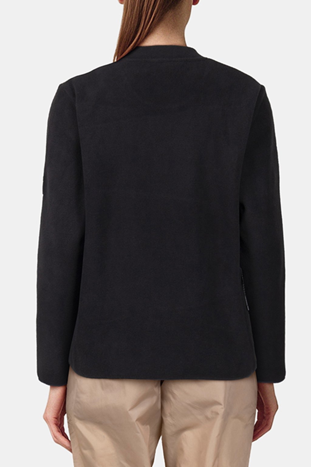 FLEECE CREW NECK T1 BLACK UNISEX 5