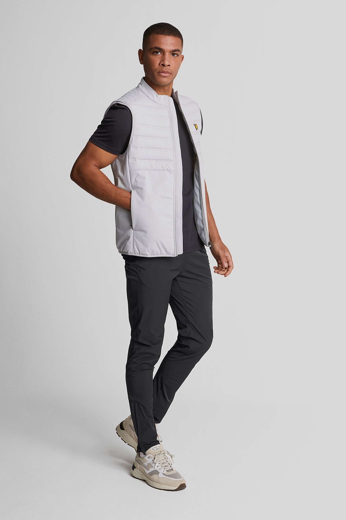 FOUR WAY STRETCH TRACKIES JET BLACK 4