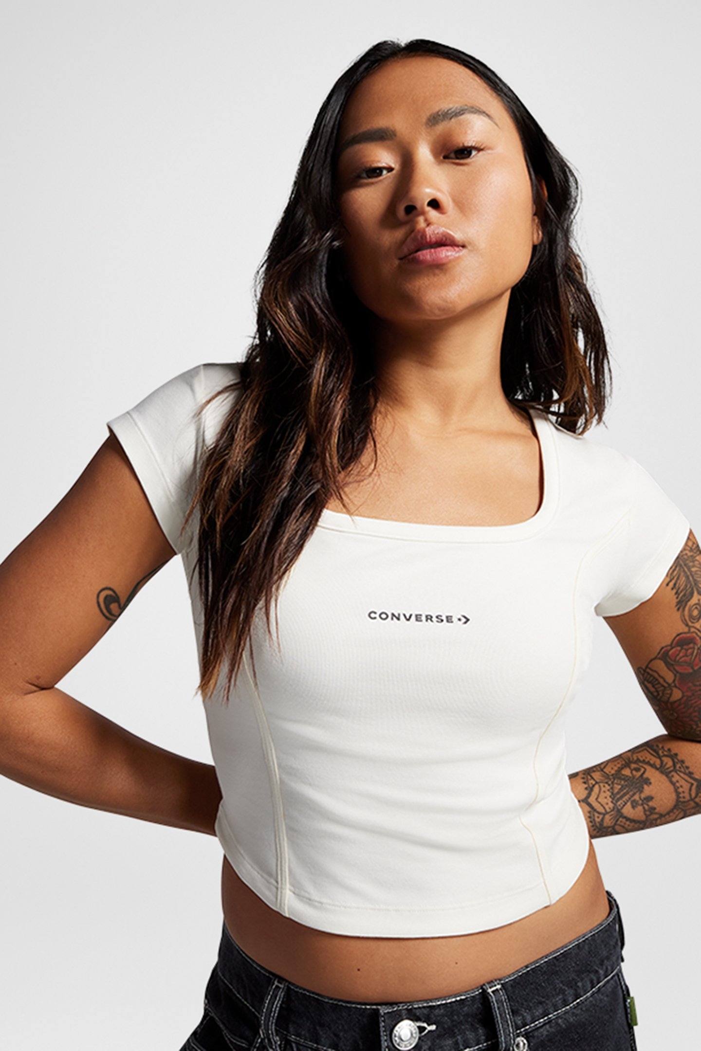 CORSET TOP CONVERSE EGRET 1