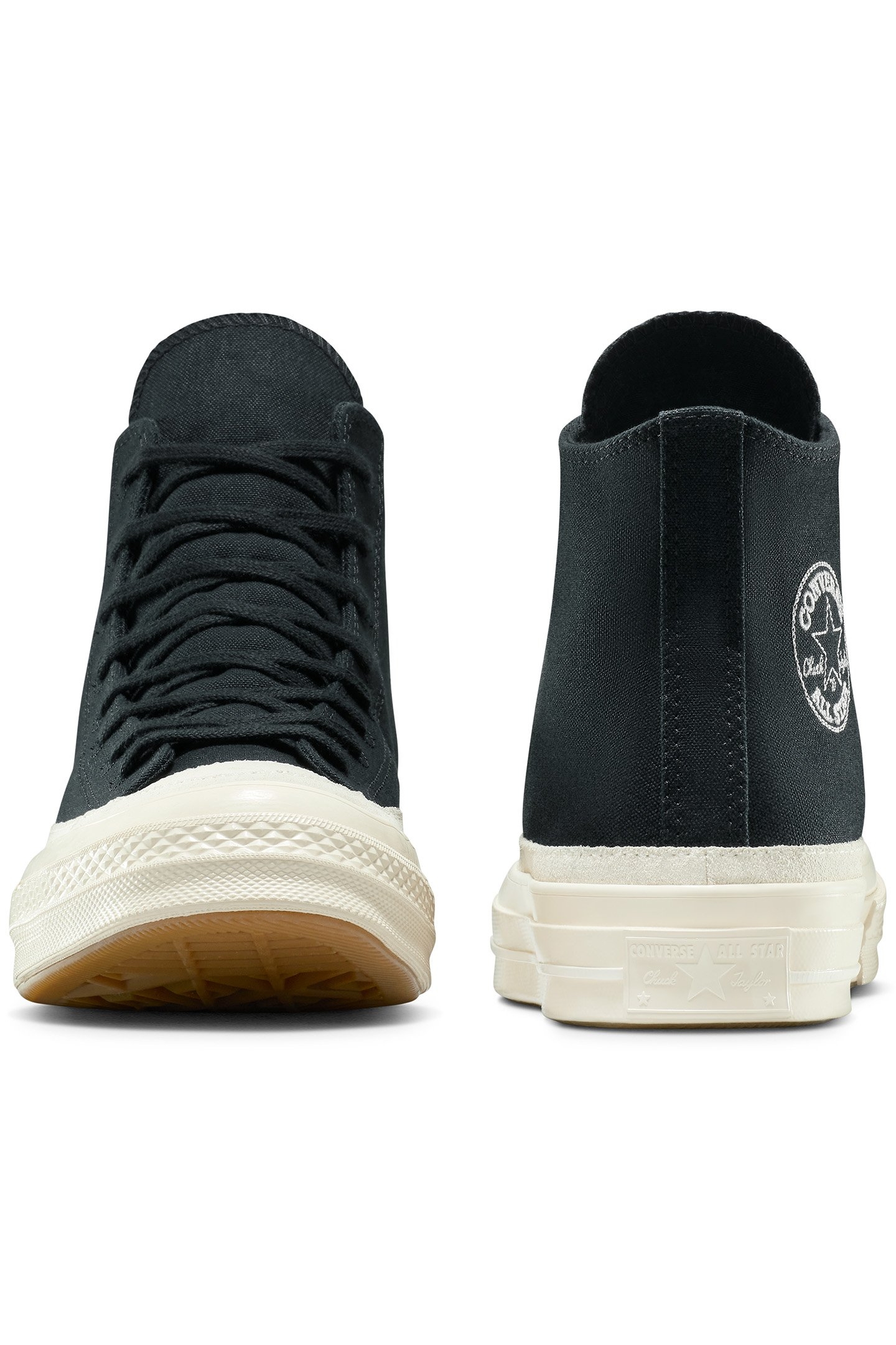CHUCK 70 CANVAS & SUEDE BLACK/EGRET/NATURAL IVORY 4