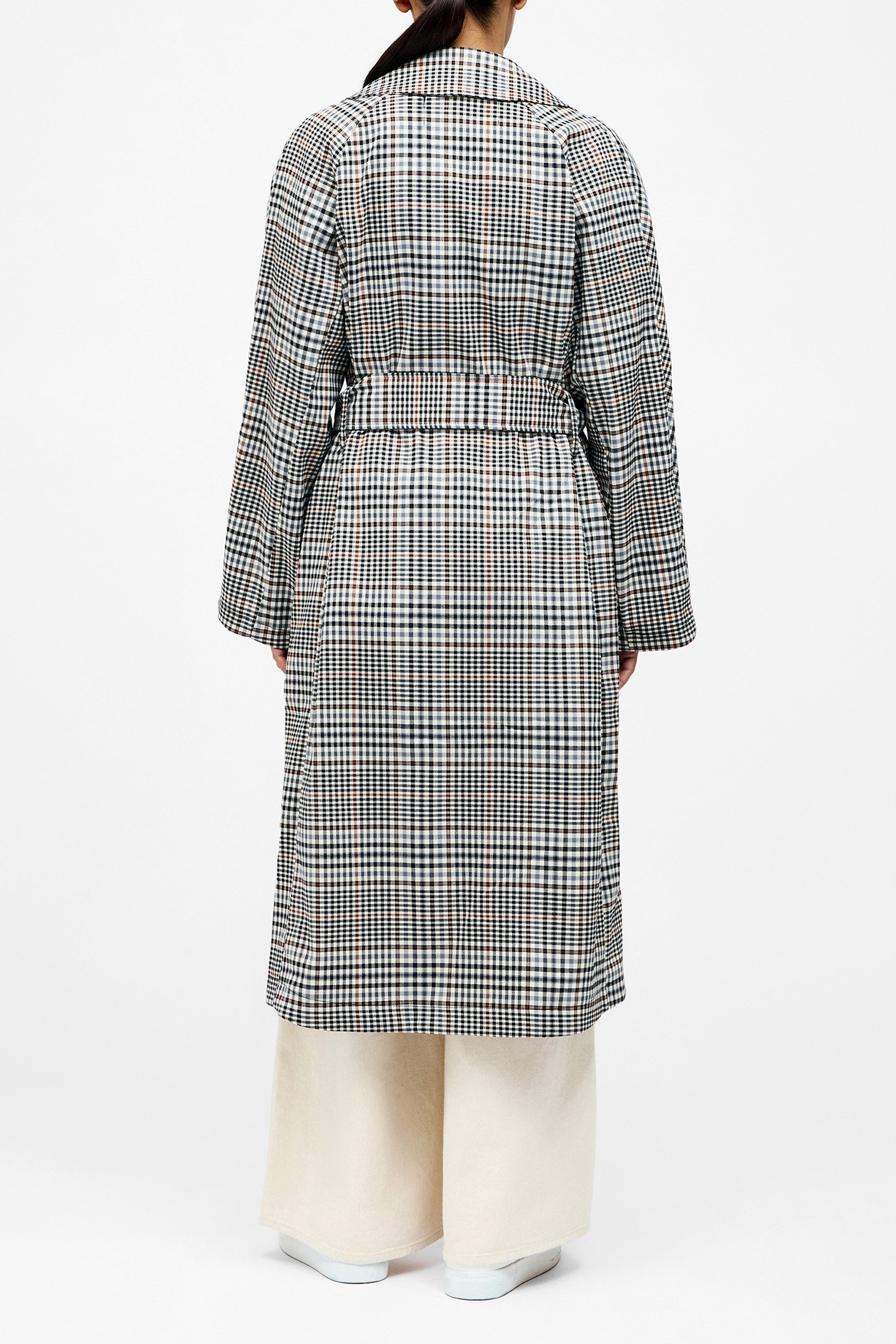 CHECK TRENCH COAT MULTI 2