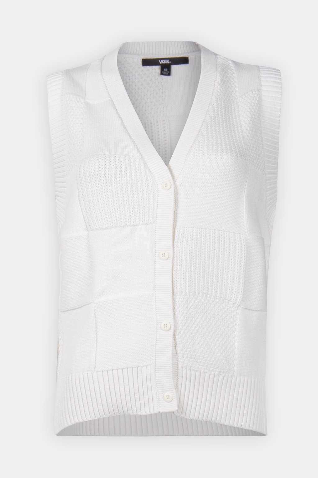 AVENUE SWEATER VEST MARSHMALLOW 3