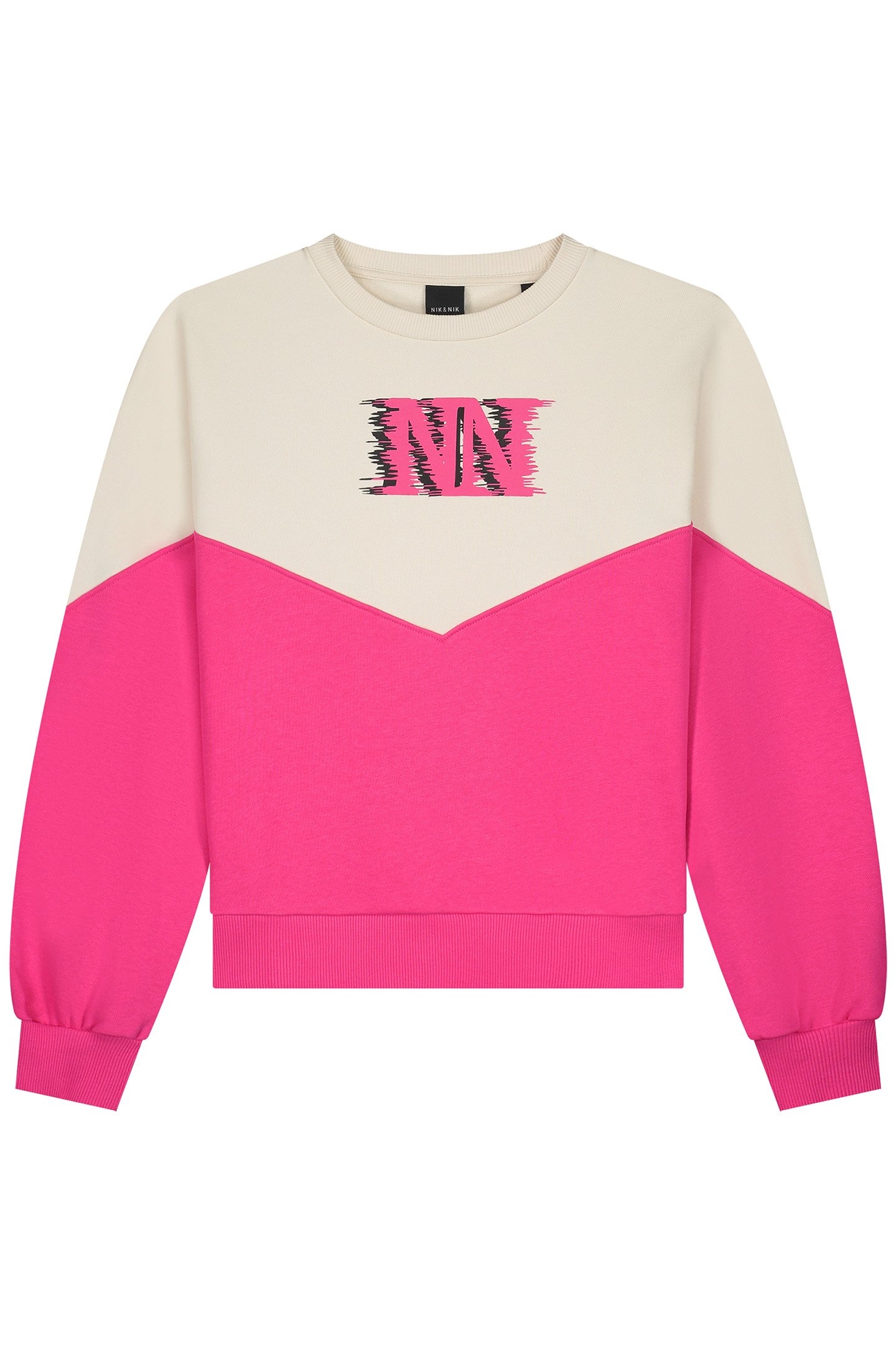 TWO TONE SWEATSHIRT FUCHSIA POP 2