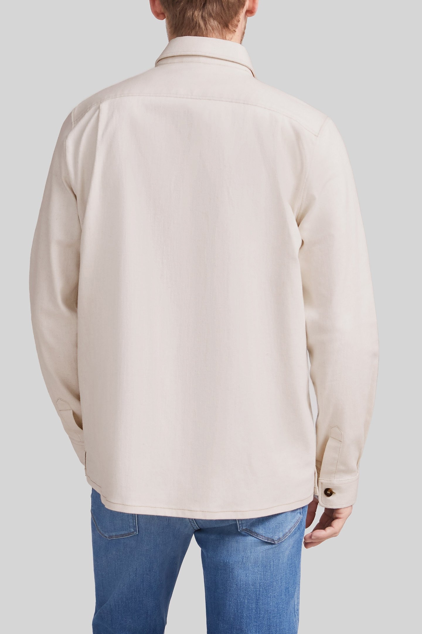 GESSO DENIM-LOOK REGULAR SHIRT 2