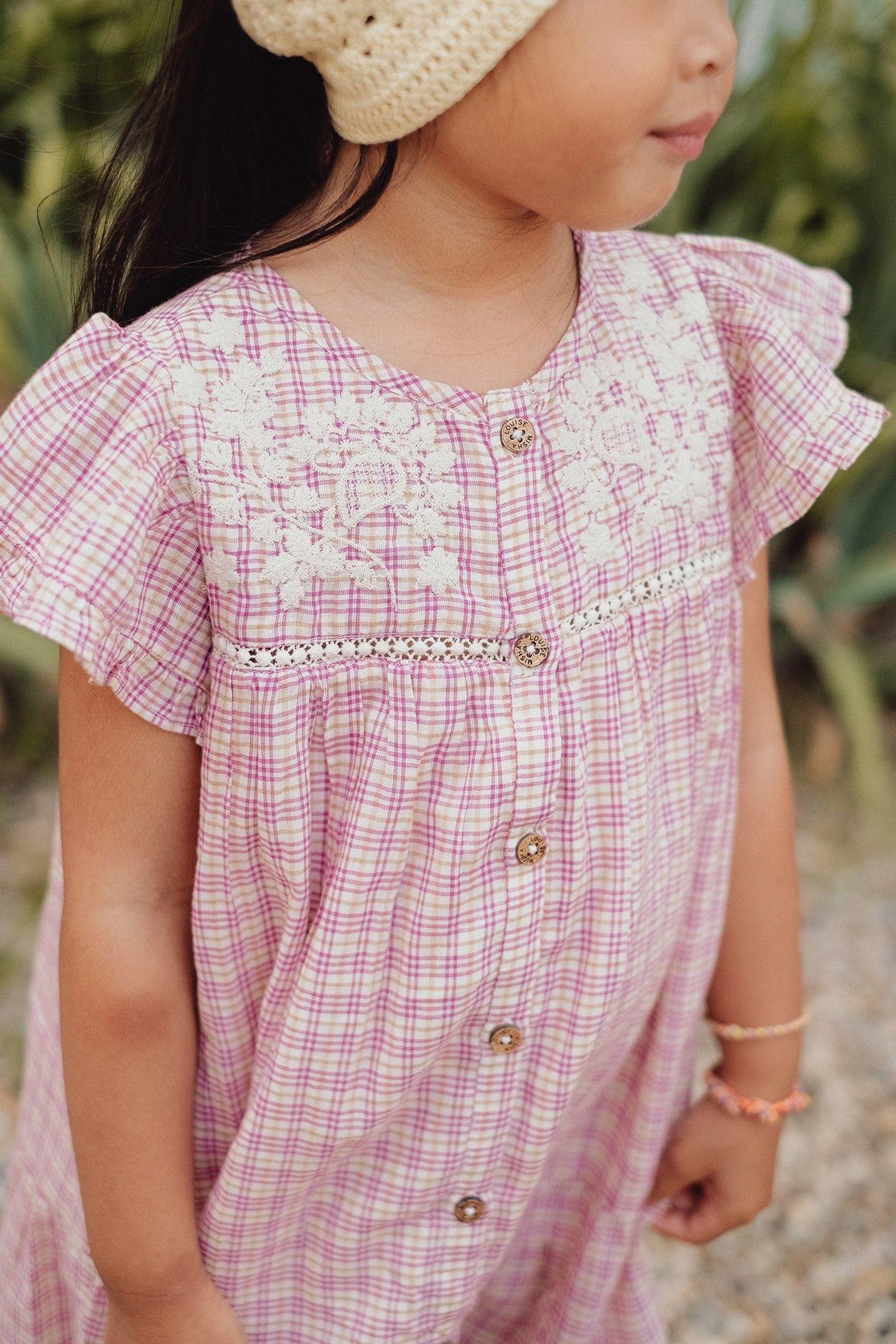 DRESS CARLINA FUCHSIA TARTAN JOY 7