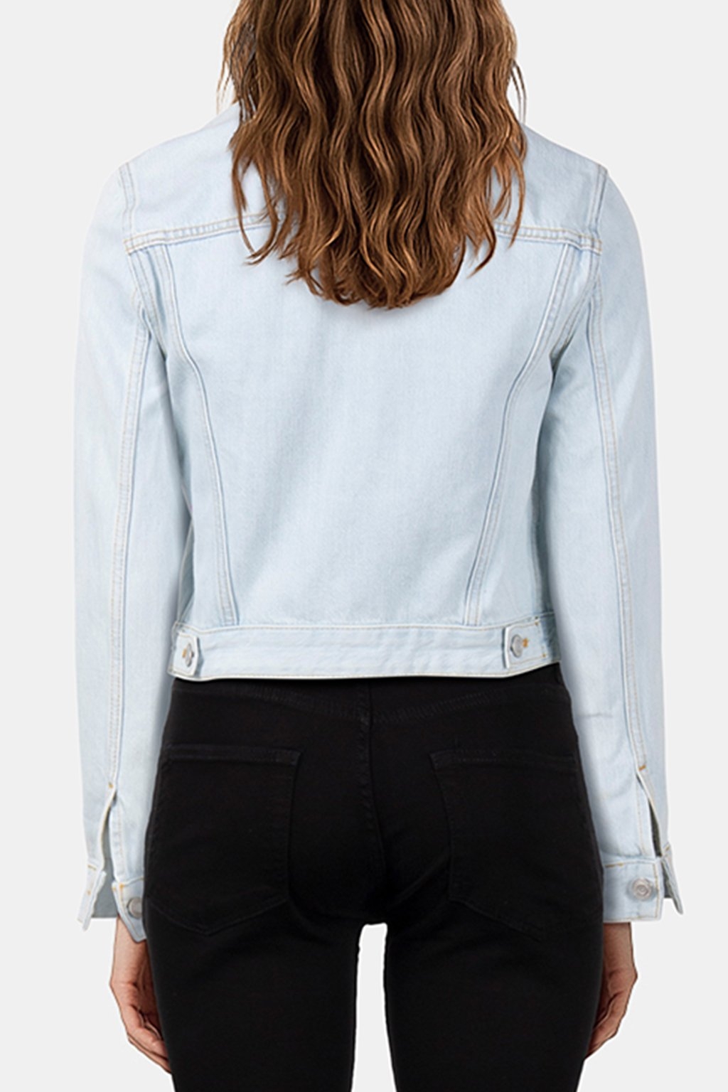 MACEE MICRO WSTRN DENIM LS JKT BLUE 2