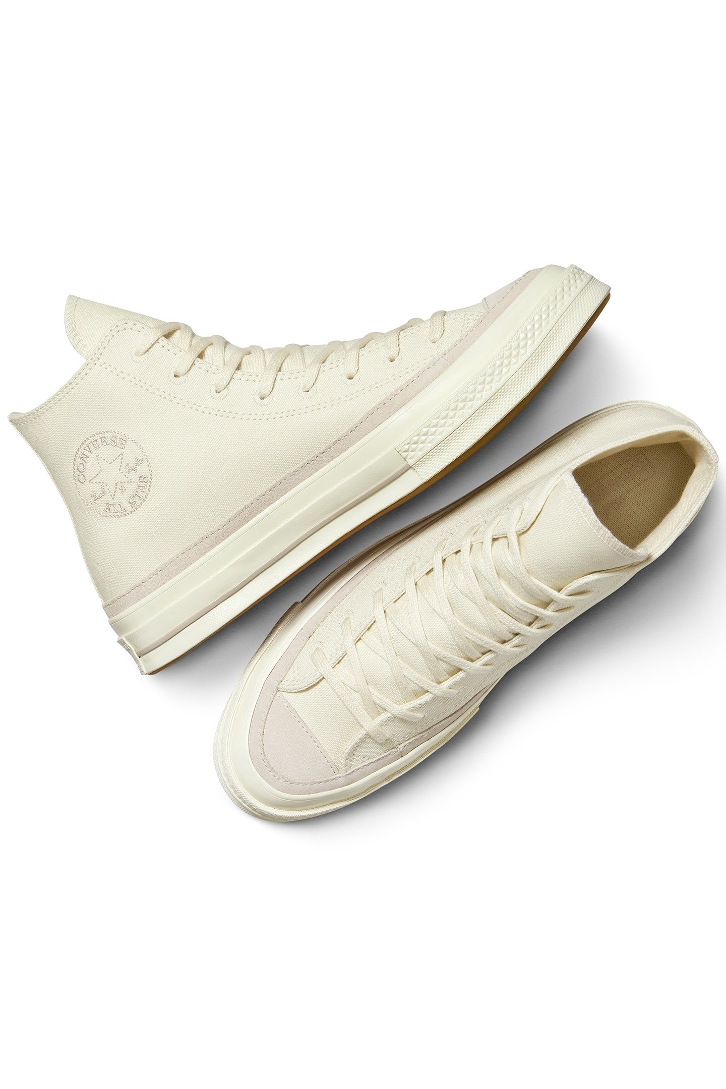 CHUCK 70 CANVAS & SUEDE NATURAL IVORY/WARM CLAY 3